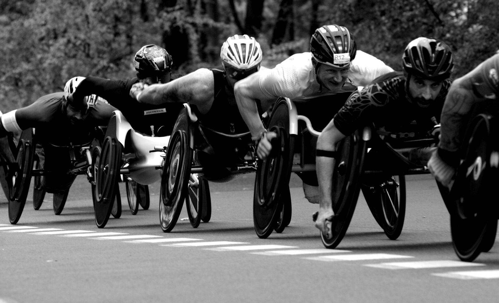 Pentax K-30 sample photo. Marathon, wheelchair, disabled sports photography