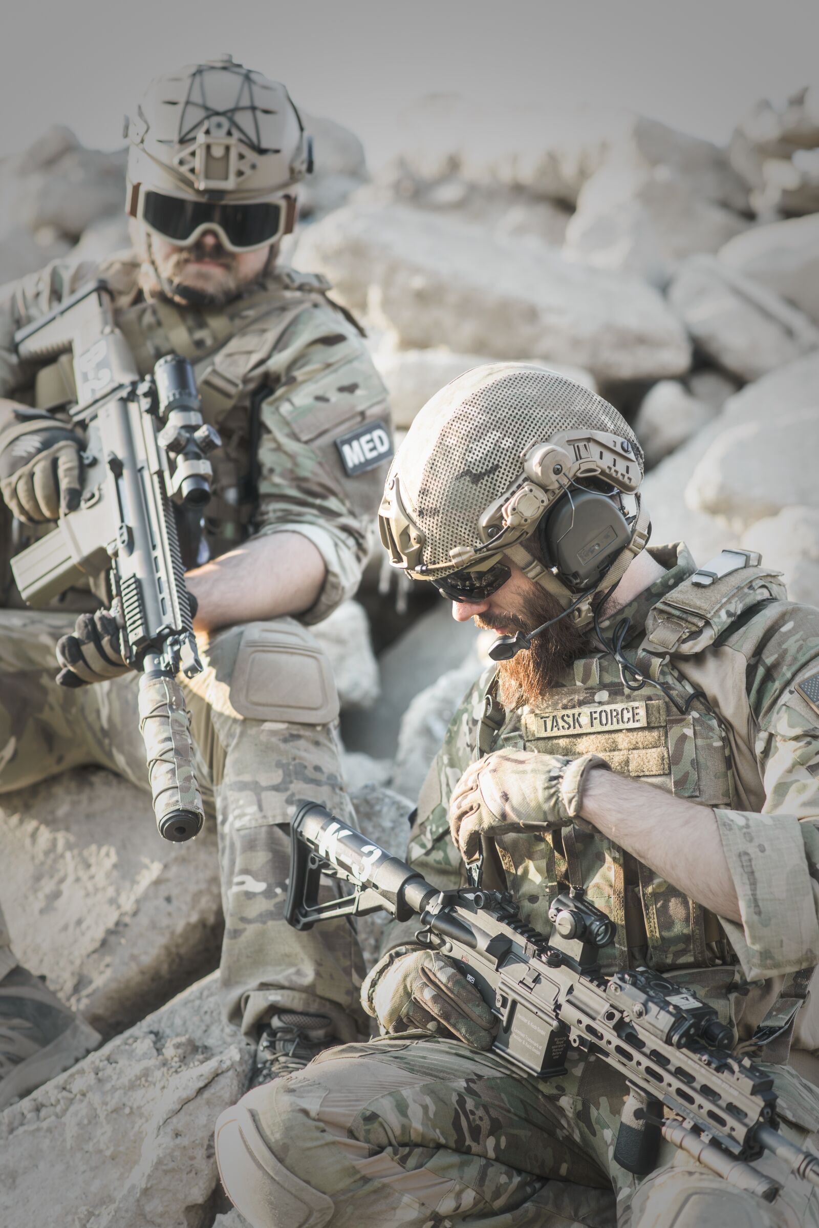 Nikon D600 sample photo. War, desert, guns photography