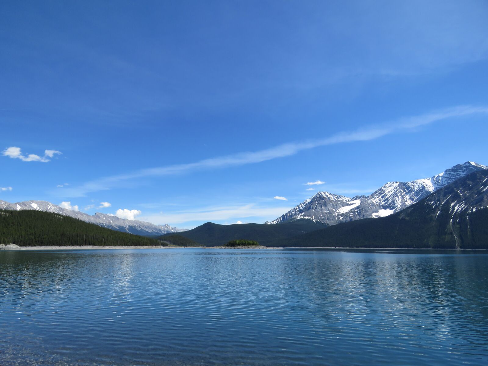 Canon PowerShot SX60 HS sample photo. Upper kananaskis lake, rocky photography