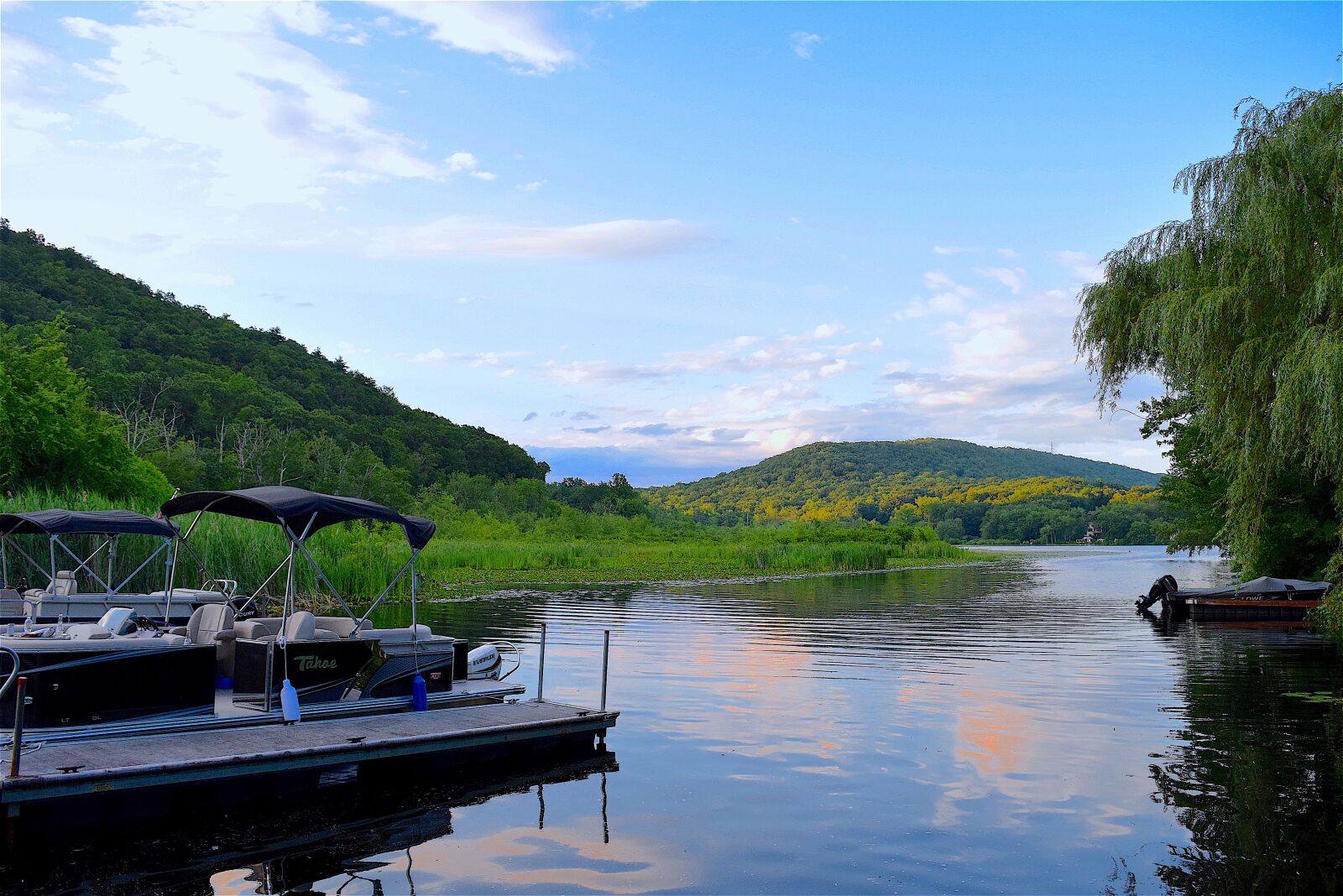 Nikon D3300 sample photo. Lake, boat, dock photography