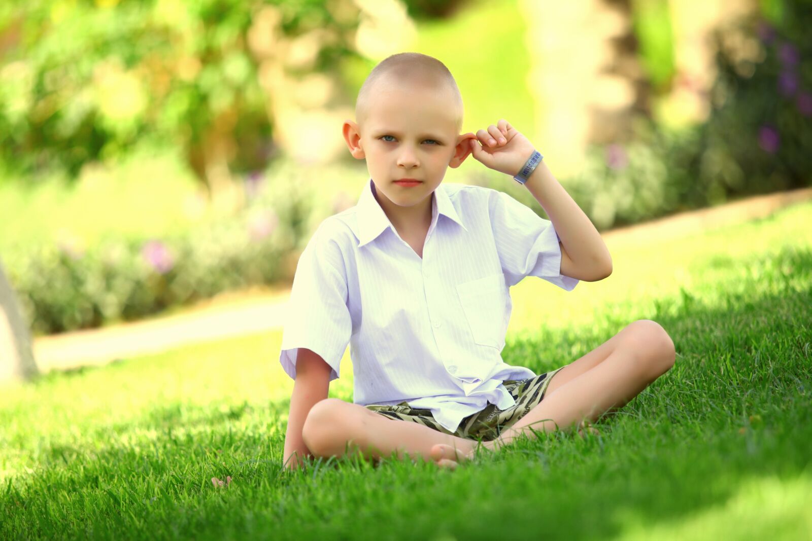 Canon EOS 5D Mark II sample photo. Boy, summer, cute photography
