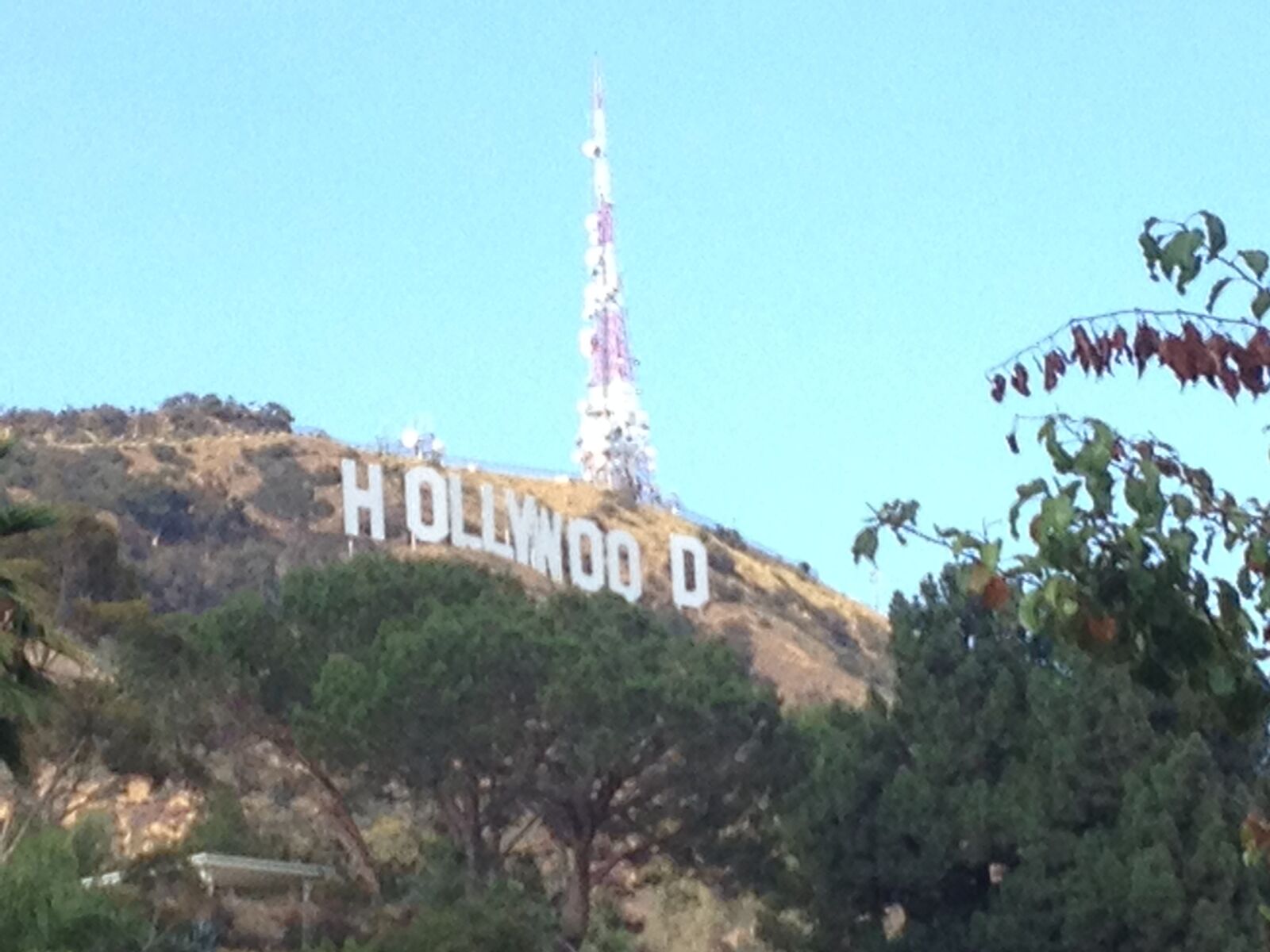 Apple iPhone 4S sample photo. Hollywood sign, movie, famous photography