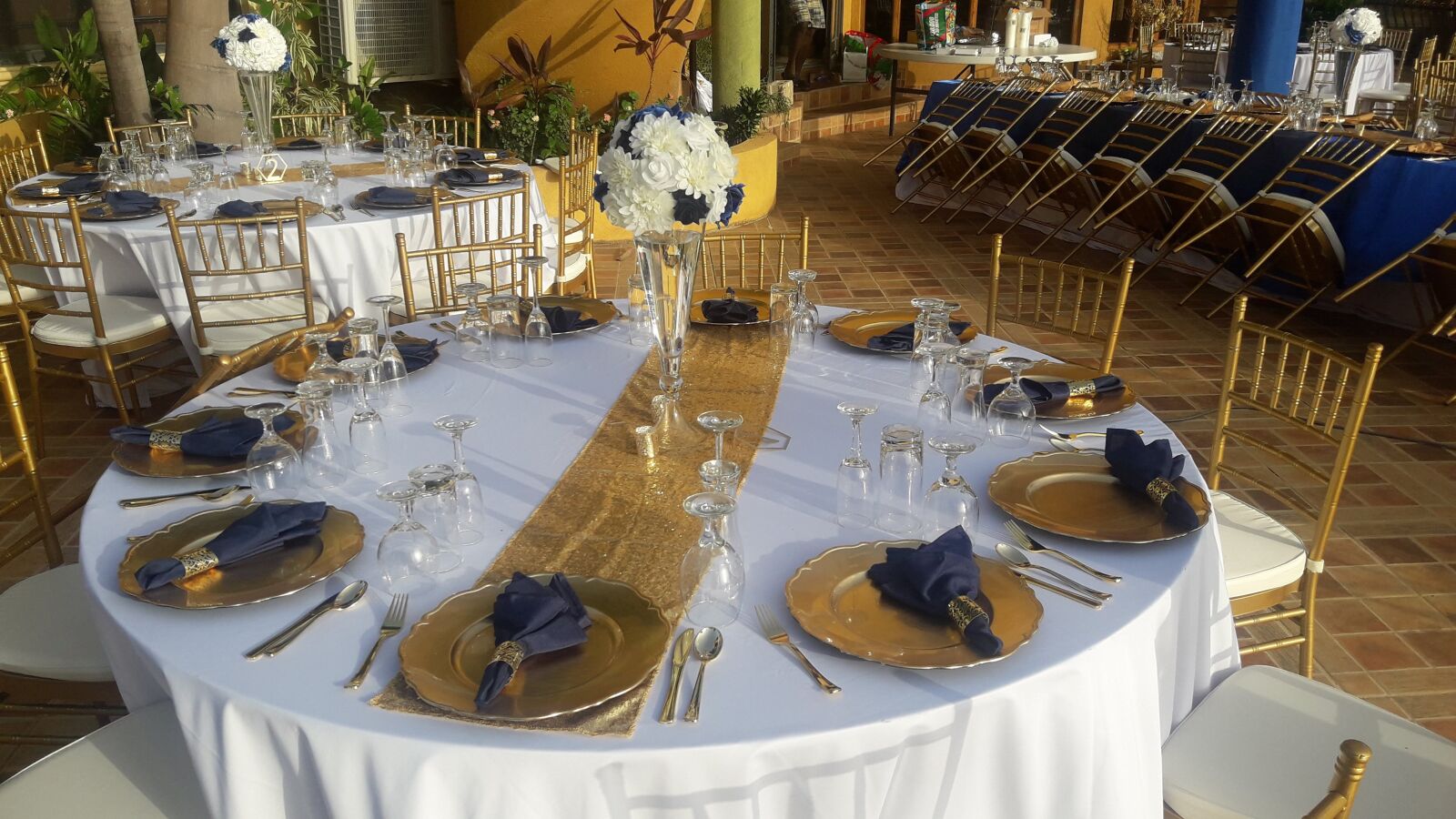 Samsung Galaxy J7 Neo sample photo. Wedding setting, dining, reception photography