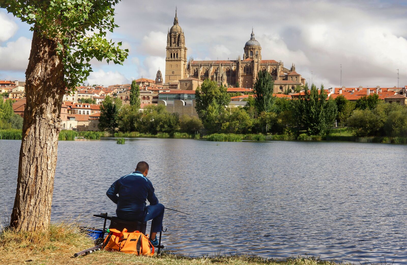 Sony Alpha NEX-7 sample photo. Fishing, cathedral, salamanca photography