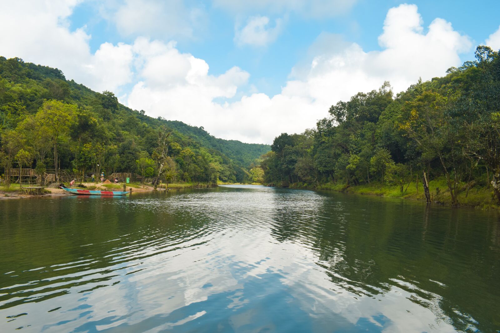 Nikon D5300 sample photo. River, near, hills photography