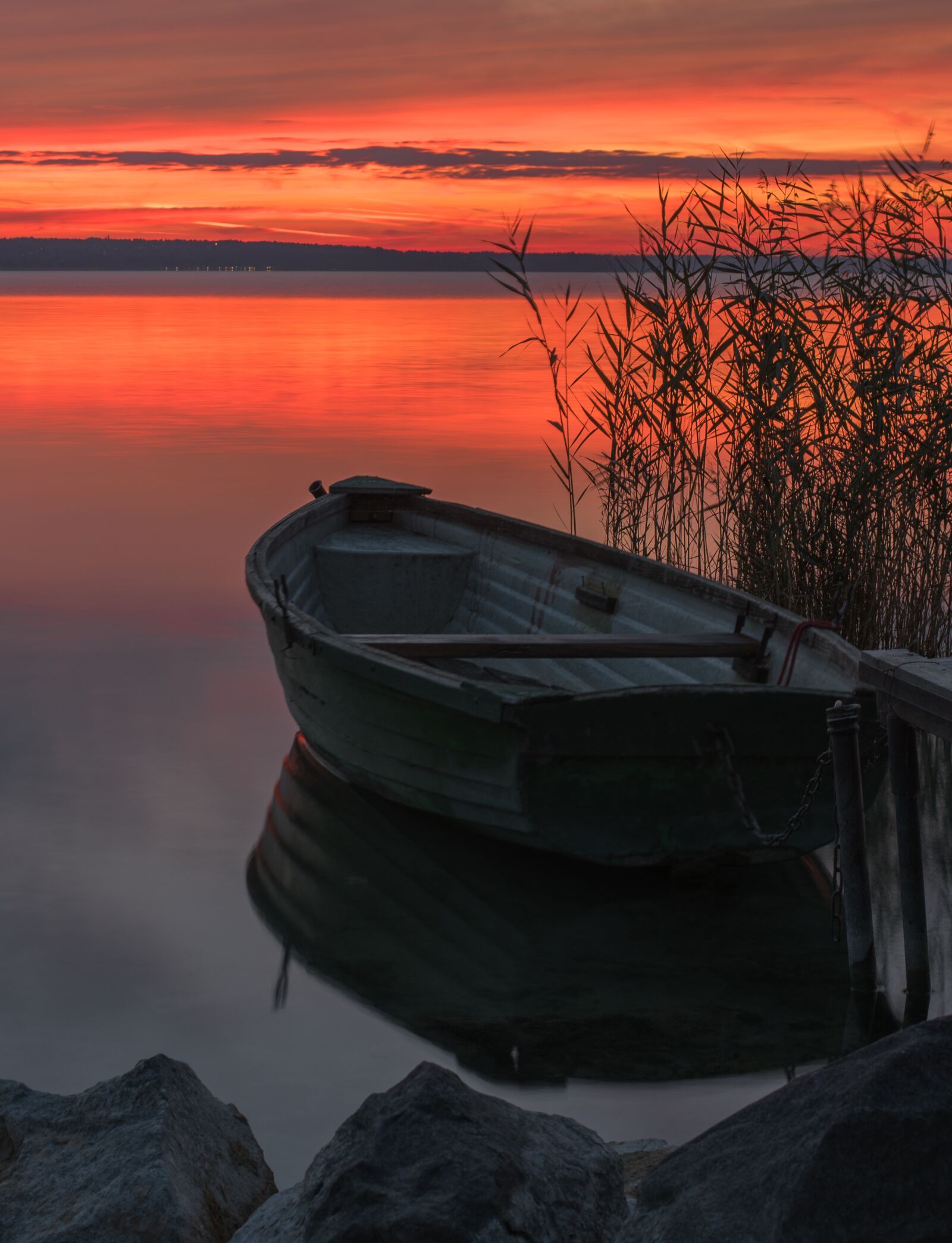 Nikon D750 sample photo. Boat, sunset, dawn photography