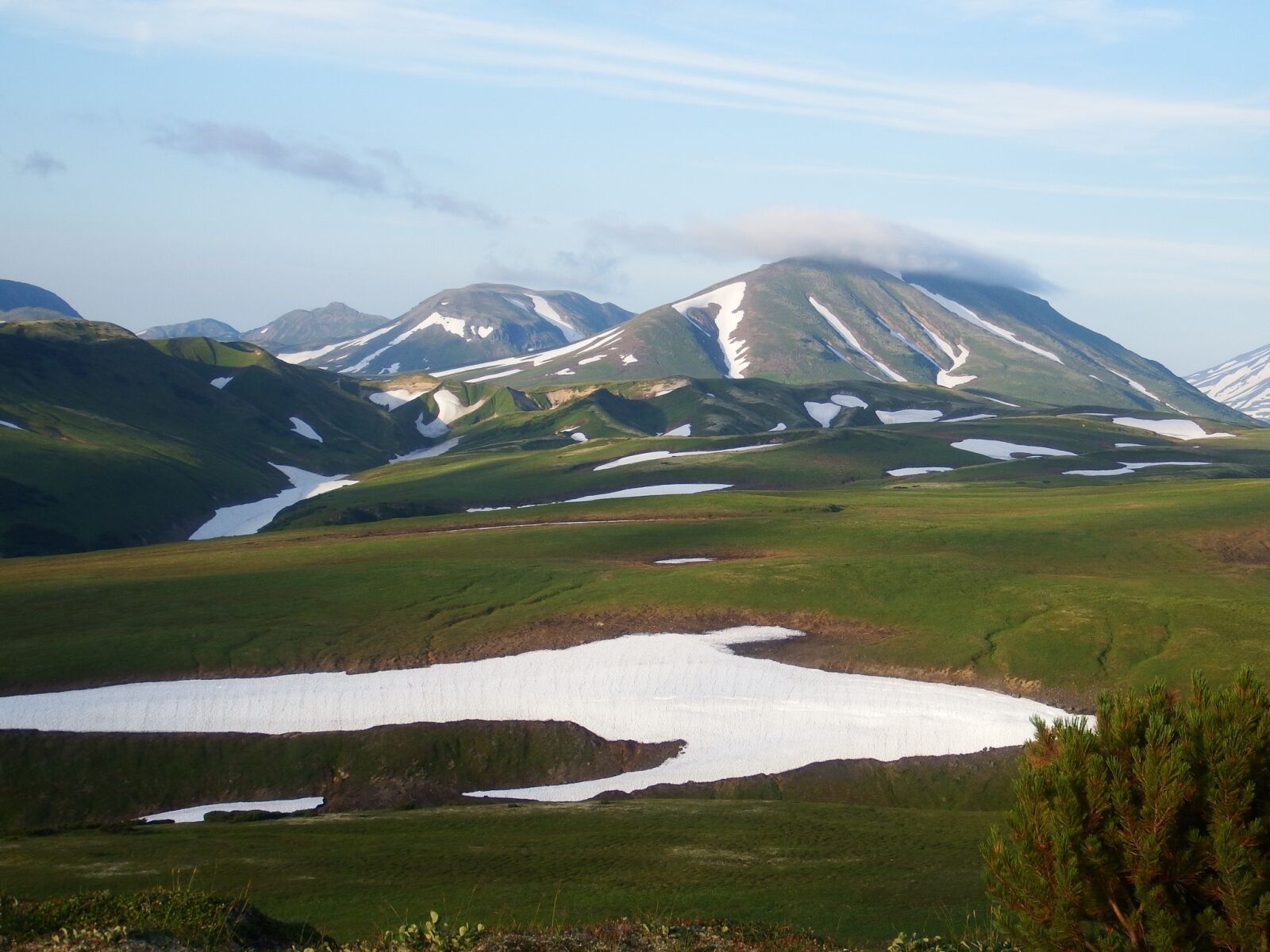Fujifilm FinePix S1 sample photo. Kamchatka, mountain plateau, tundra photography