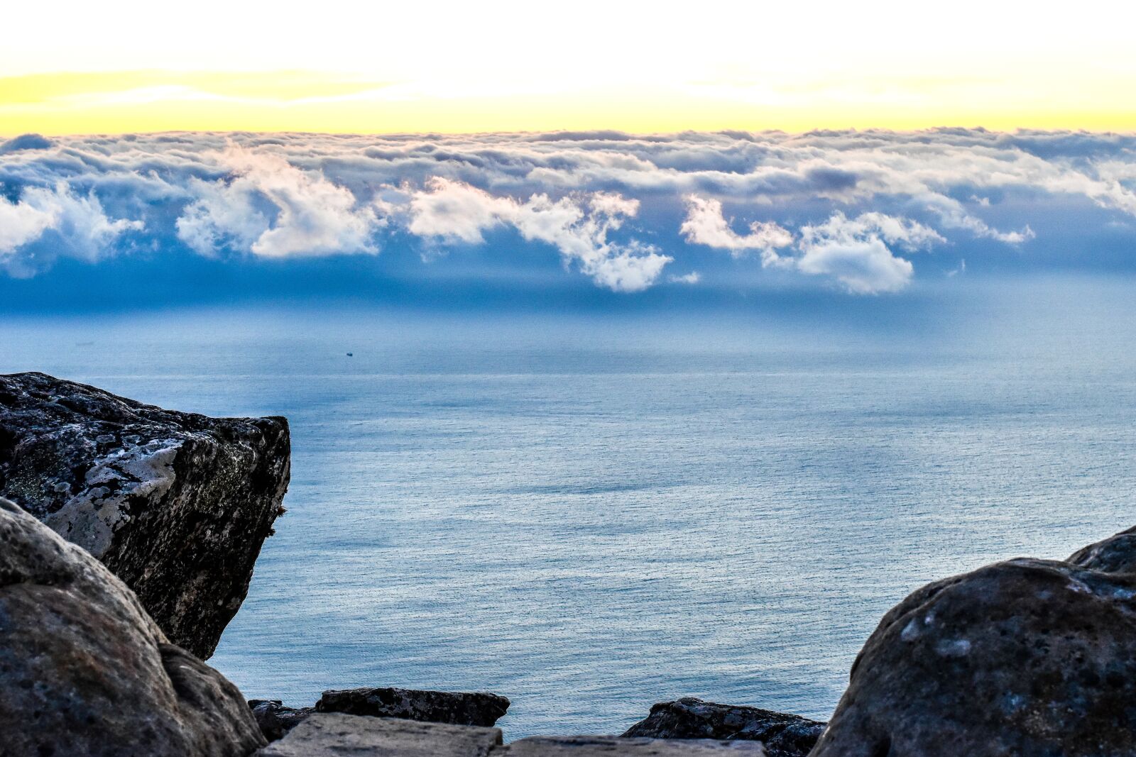 Nikon D5500 sample photo. Aerial, table mountain, south photography