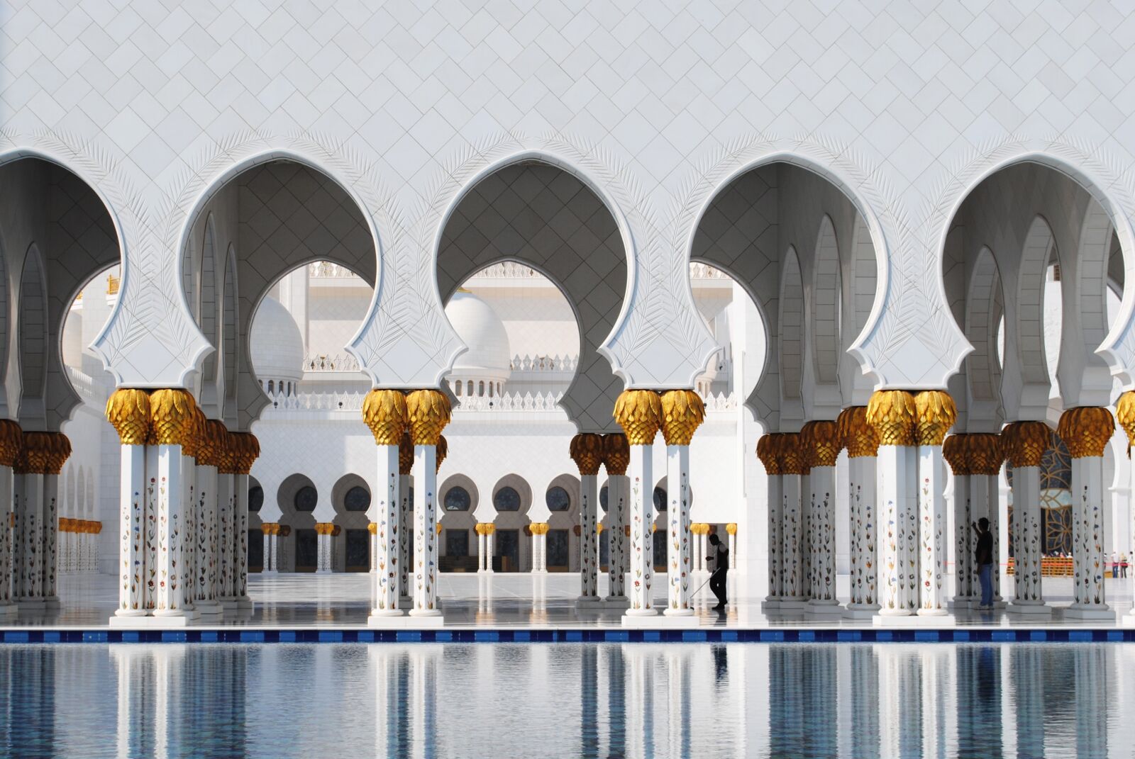 Nikon D3000 sample photo. Abu dhabi, white mosque photography