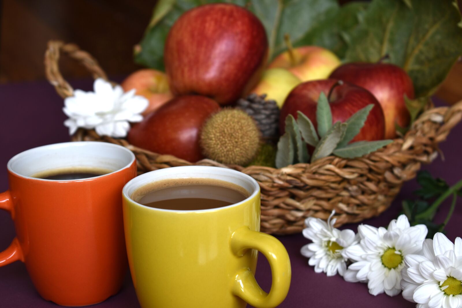 Nikon D3400 sample photo. Coffee, cups, latte photography
