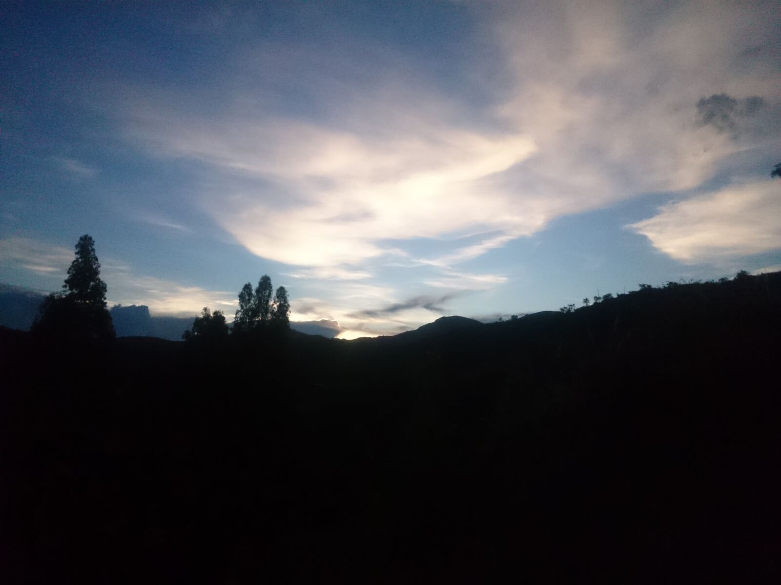 Sony Xperia Z2 sample photo. Afterglow, cloud, dark, dark photography