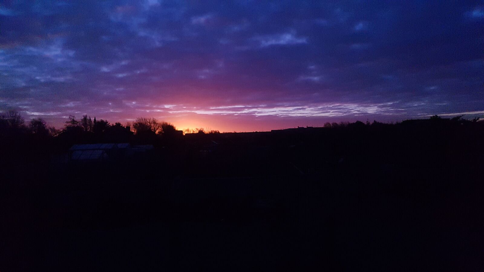 Samsung Galaxy S7 Edge sample photo. Sunset, black, blue photography
