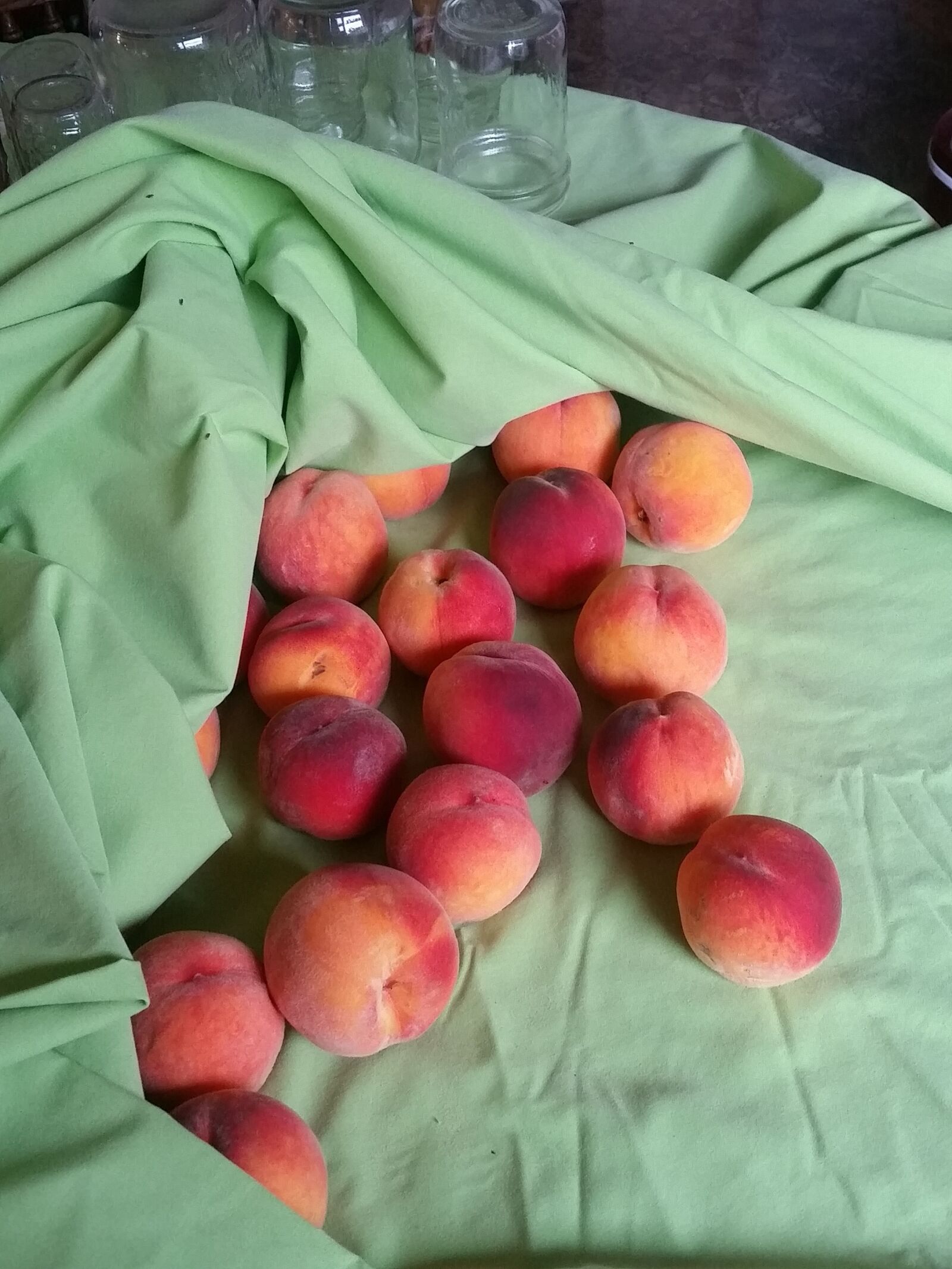 Samsung Galaxy S5 sample photo. Peaches, canning, preserving photography