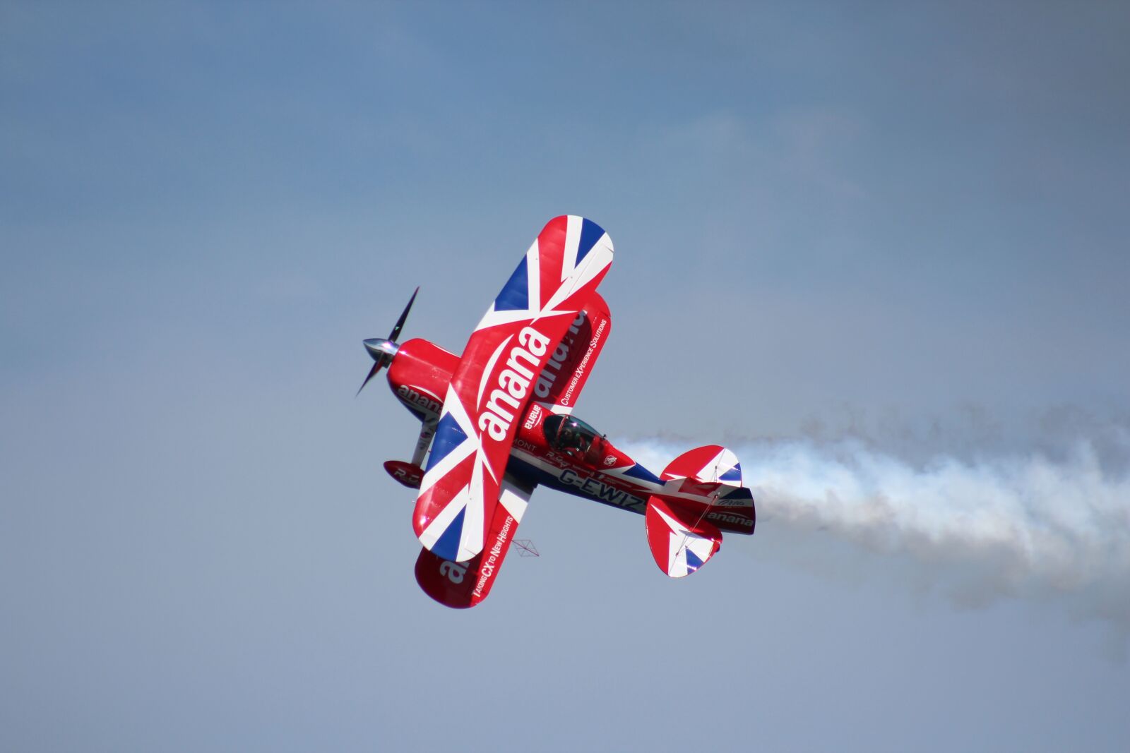 Canon EF 75-300mm f/4-5.6 USM sample photo. Stunt, airshow, sky photography