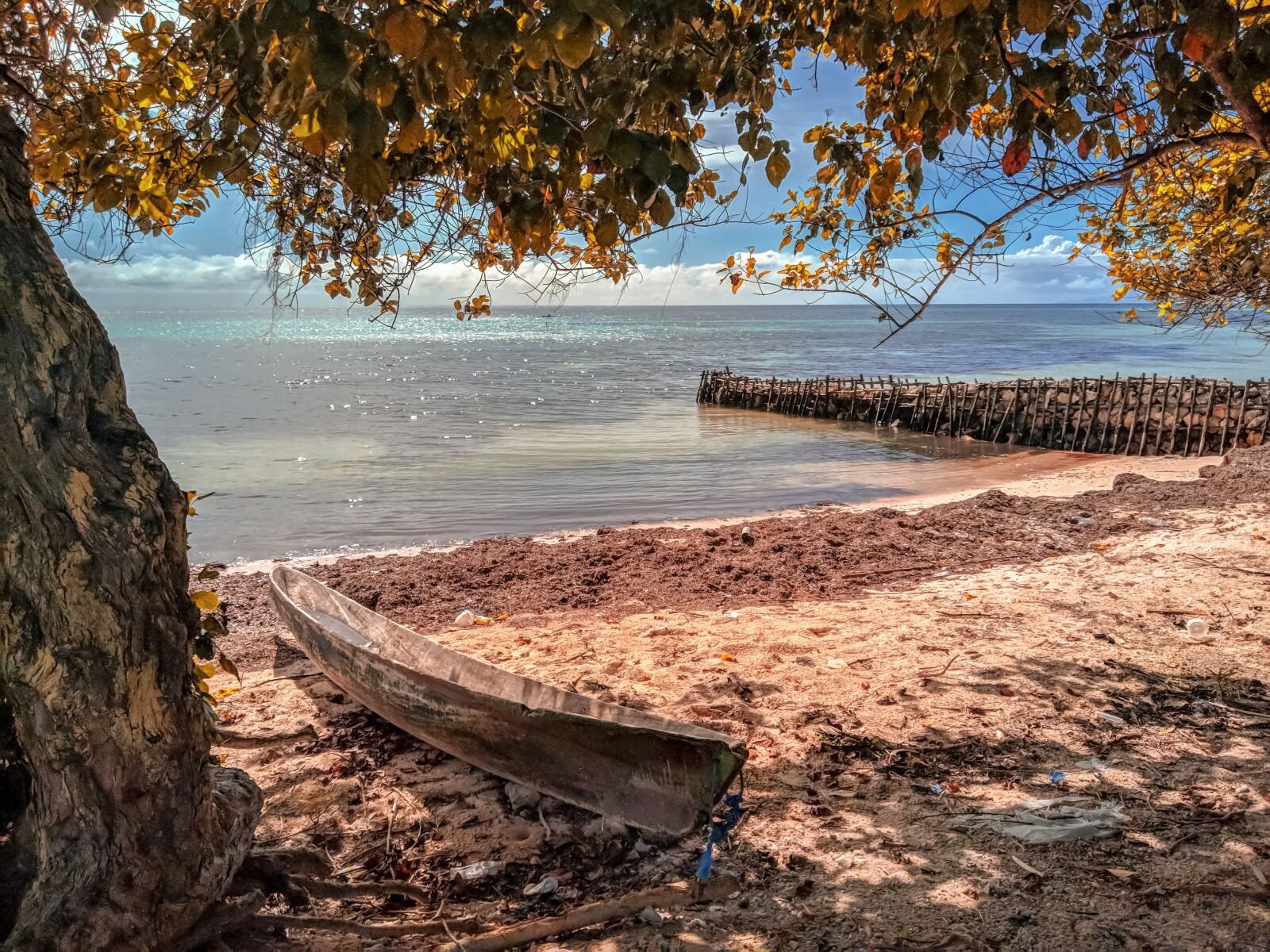 Xiaomi Mi A1 sample photo. Boat, beach, the sea photography