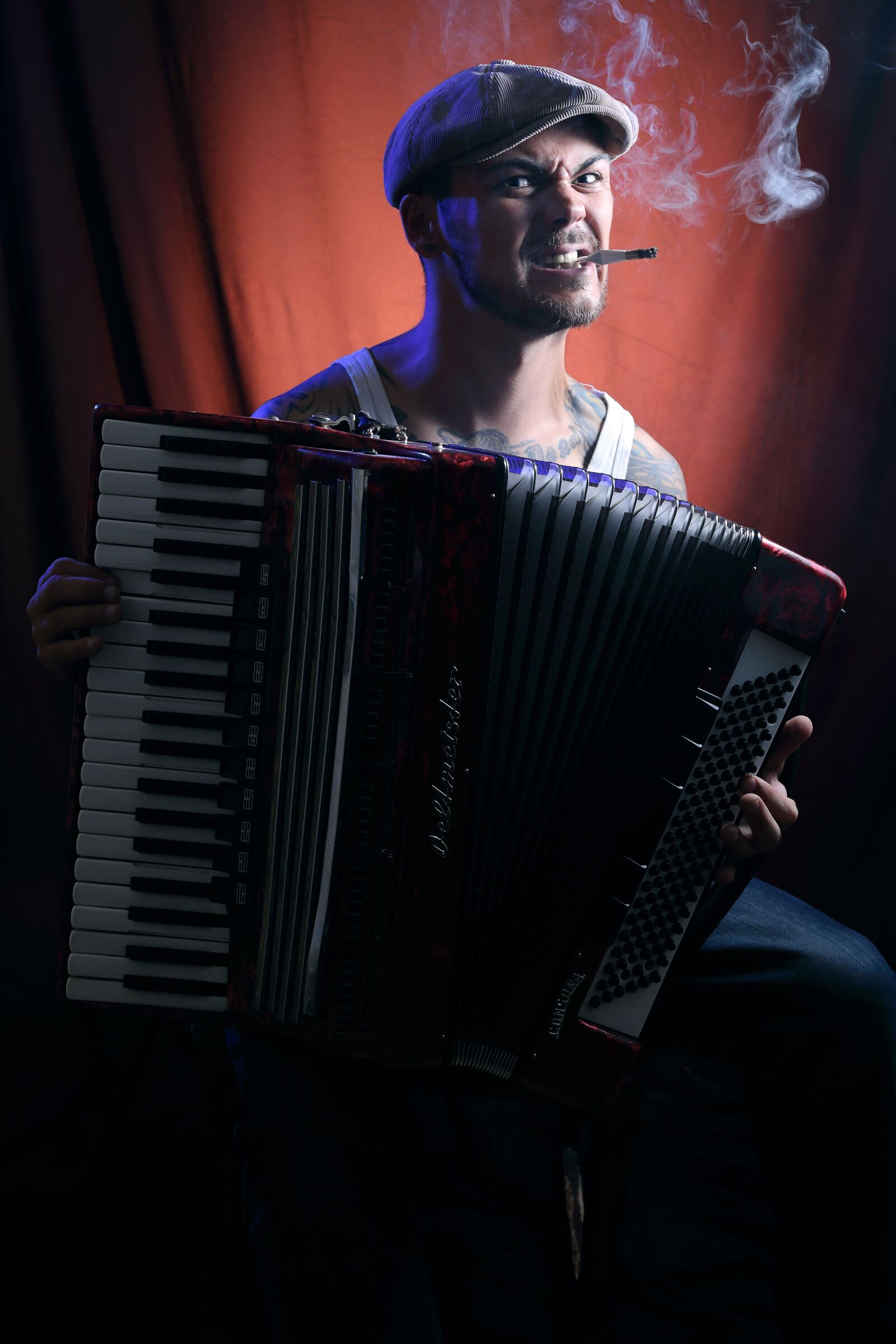 Canon EOS 6D + Canon EF 24-105mm F4L IS USM sample photo. Music, musician, one photography