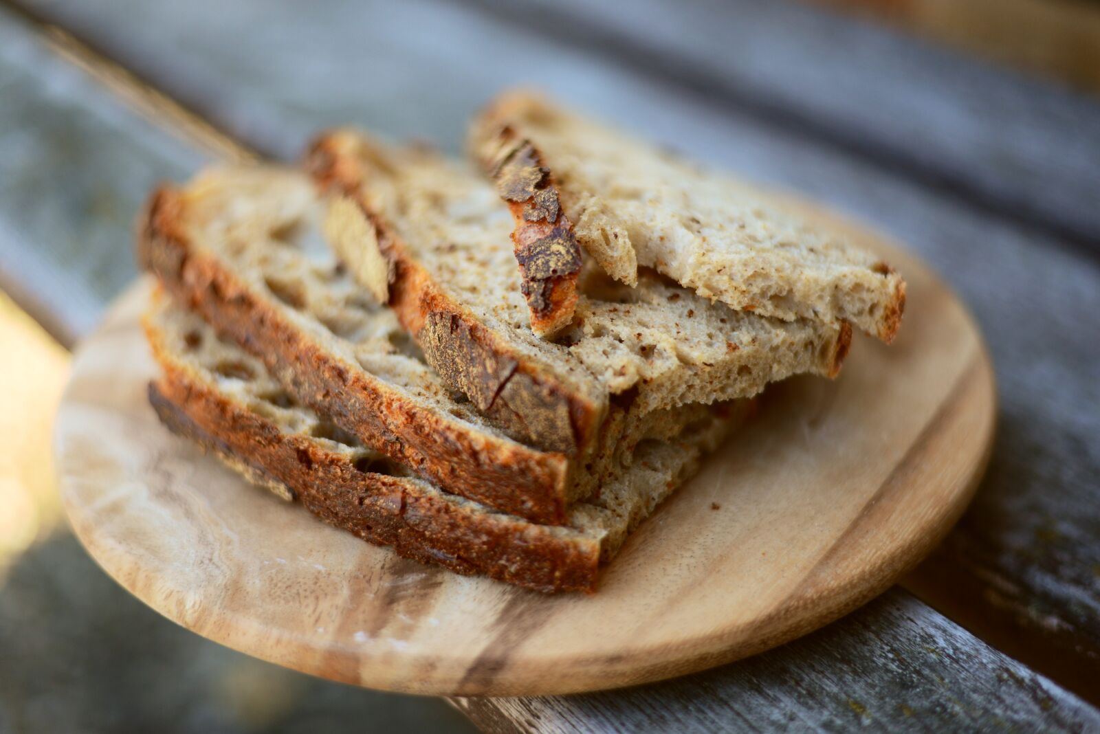 Nikon D610 sample photo. Bread, bread slices, bread photography