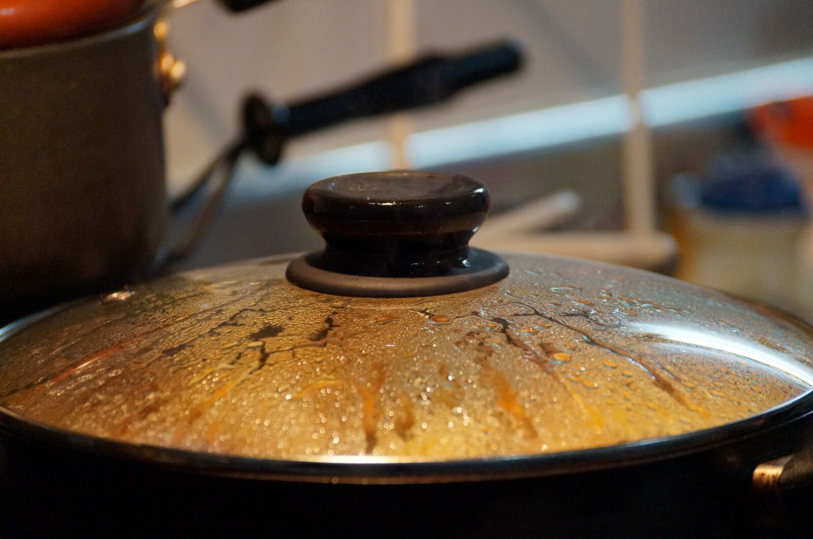 Sony SLT-A37 sample photo. Cooking pot, top, kitchen photography