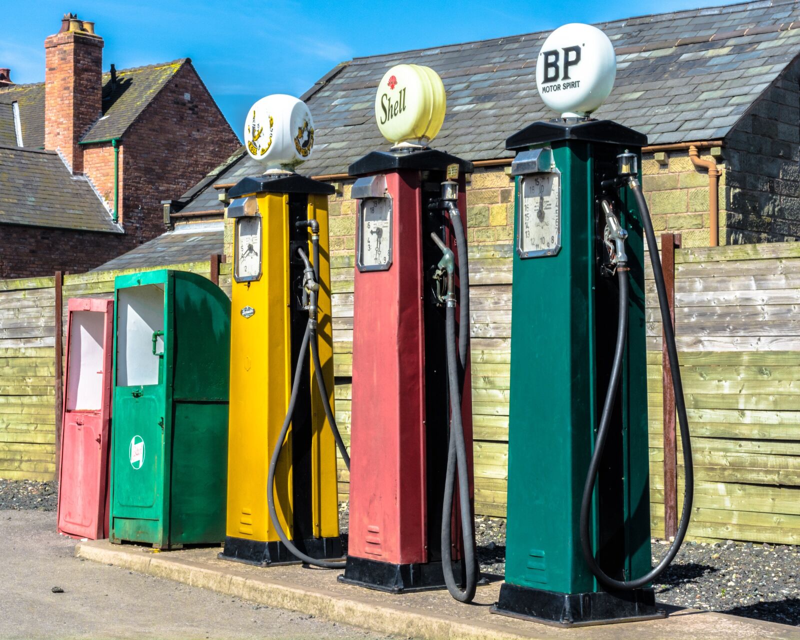 Nikon D5200 sample photo. Petrol pumps, petrol, retro photography