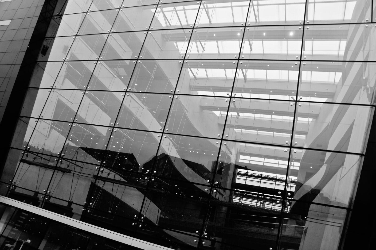Sony Alpha NEX-5 sample photo. Architecture, copenhagen, denmark, glass photography