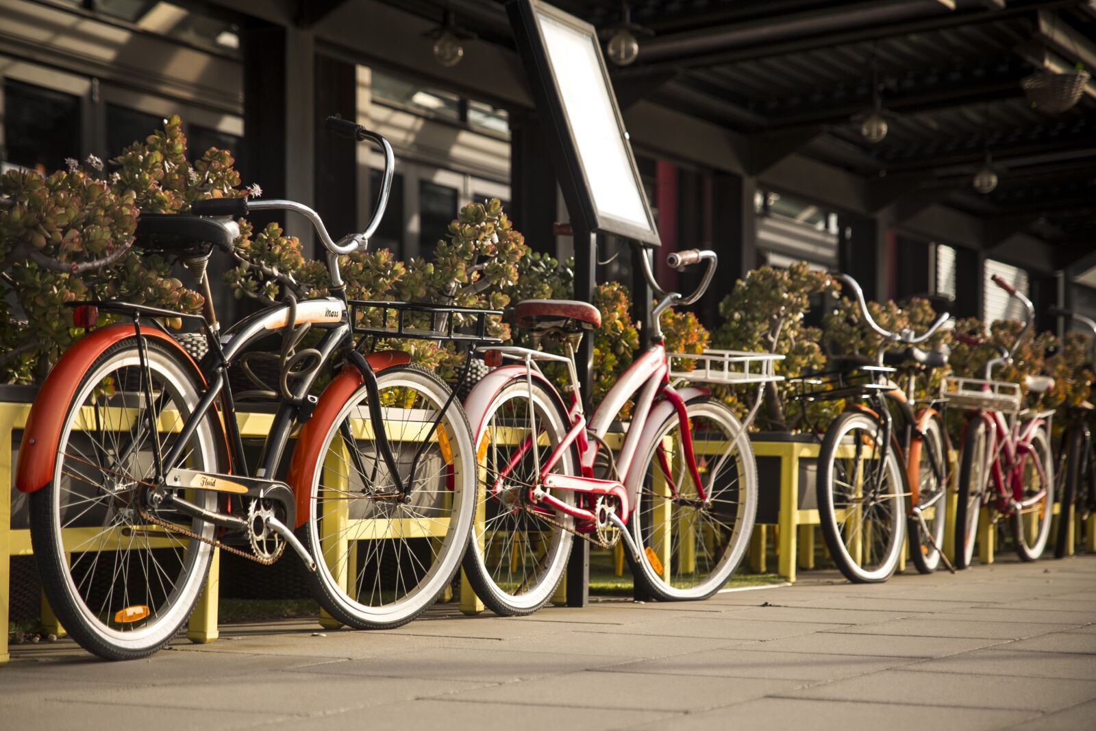 Canon EOS 6D sample photo. Melbourne, south wharf, bicycle photography
