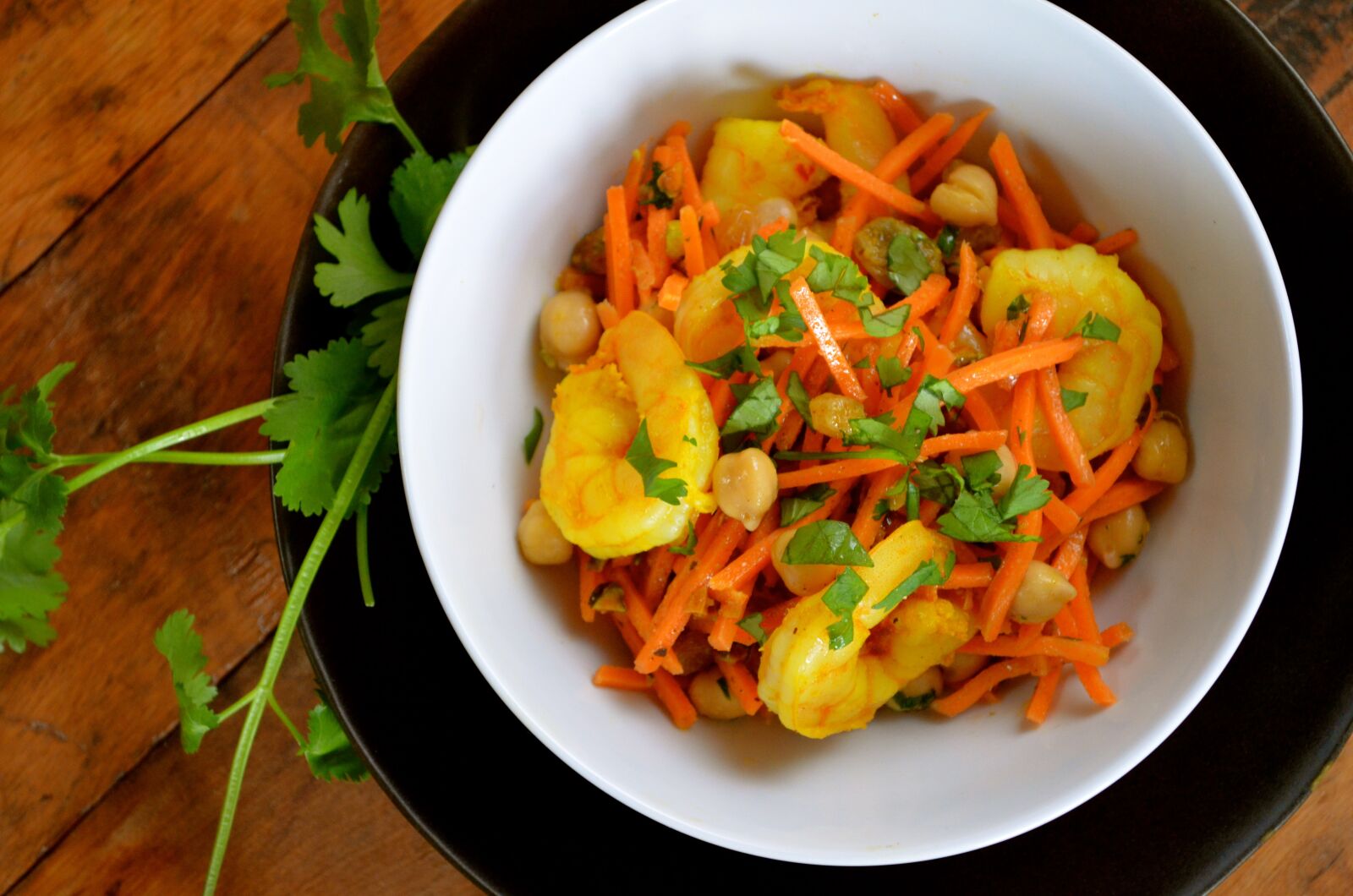Nikon D5100 sample photo. Shrimp, pasta, food photography