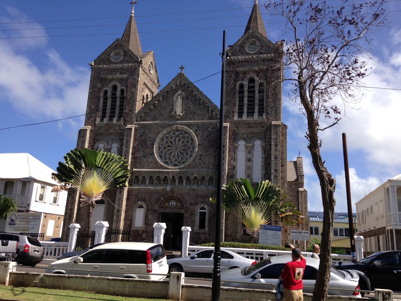 iPhone 5c back camera 4.12mm f/2.4 sample photo. Immaculate, conception, co, cathedral photography