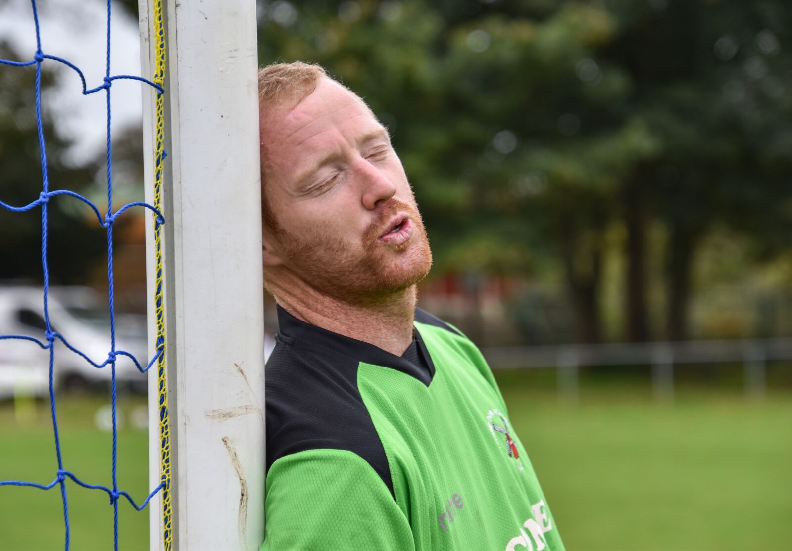 Nikon D5500 sample photo. Sleep, easy, goalie photography