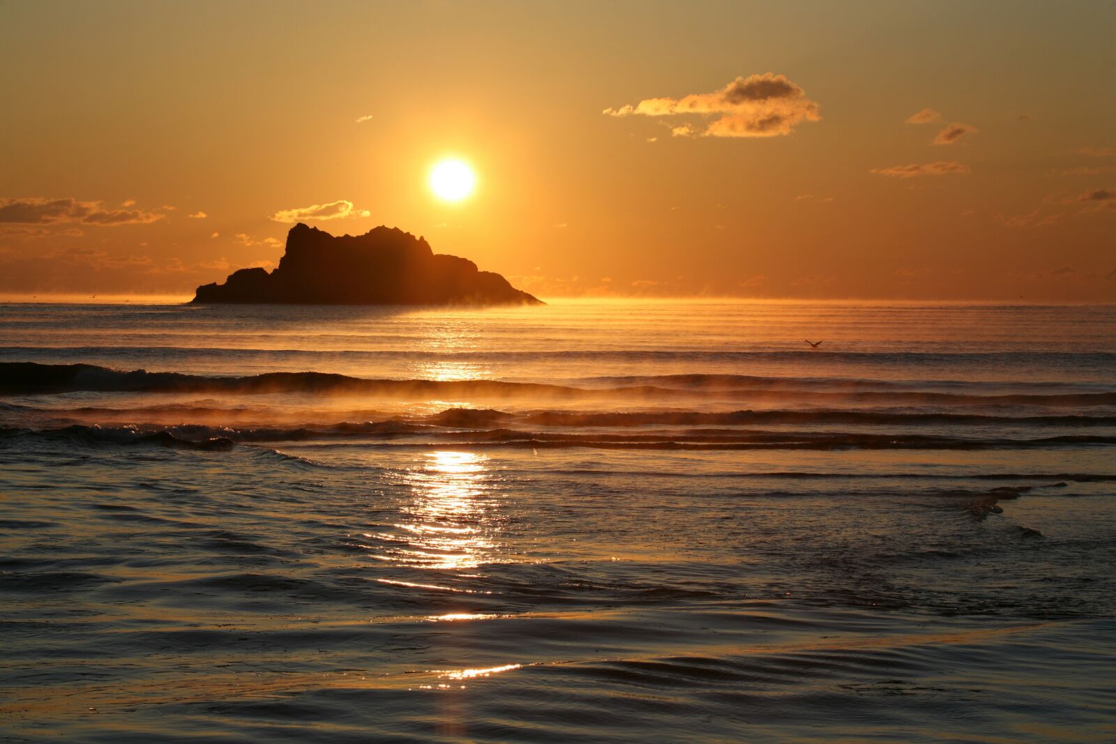 Canon EOS 5D sample photo. The pacific ocean, sunrise photography