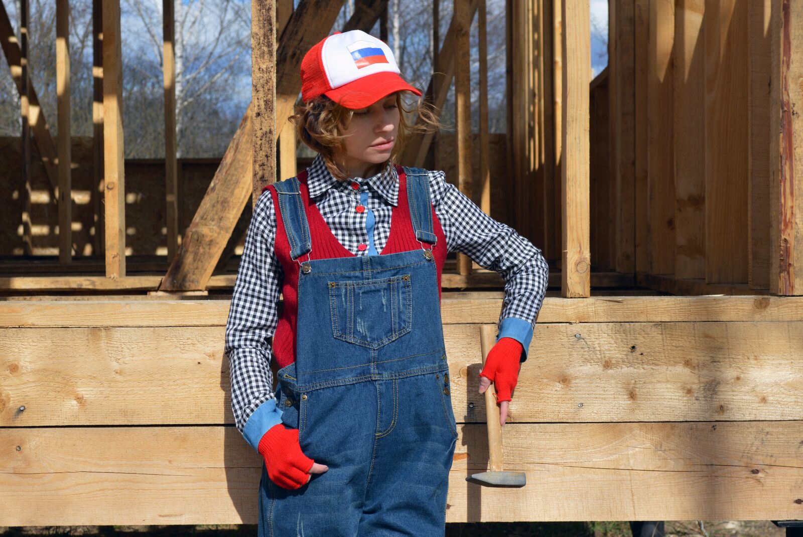 Nikon D3200 sample photo. Builders, master, construction photography