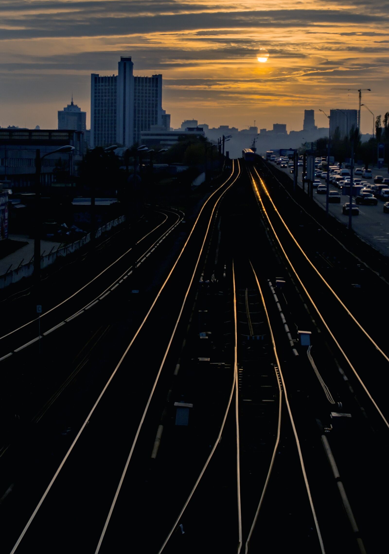 Sony SLT-A58 sample photo. Kiev, city, sunset photography