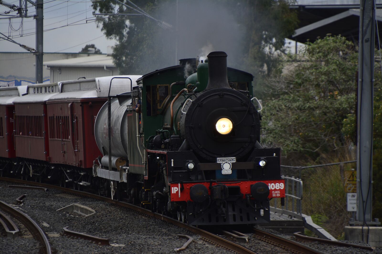 Nikon D5200 sample photo. Train, railway, steam photography