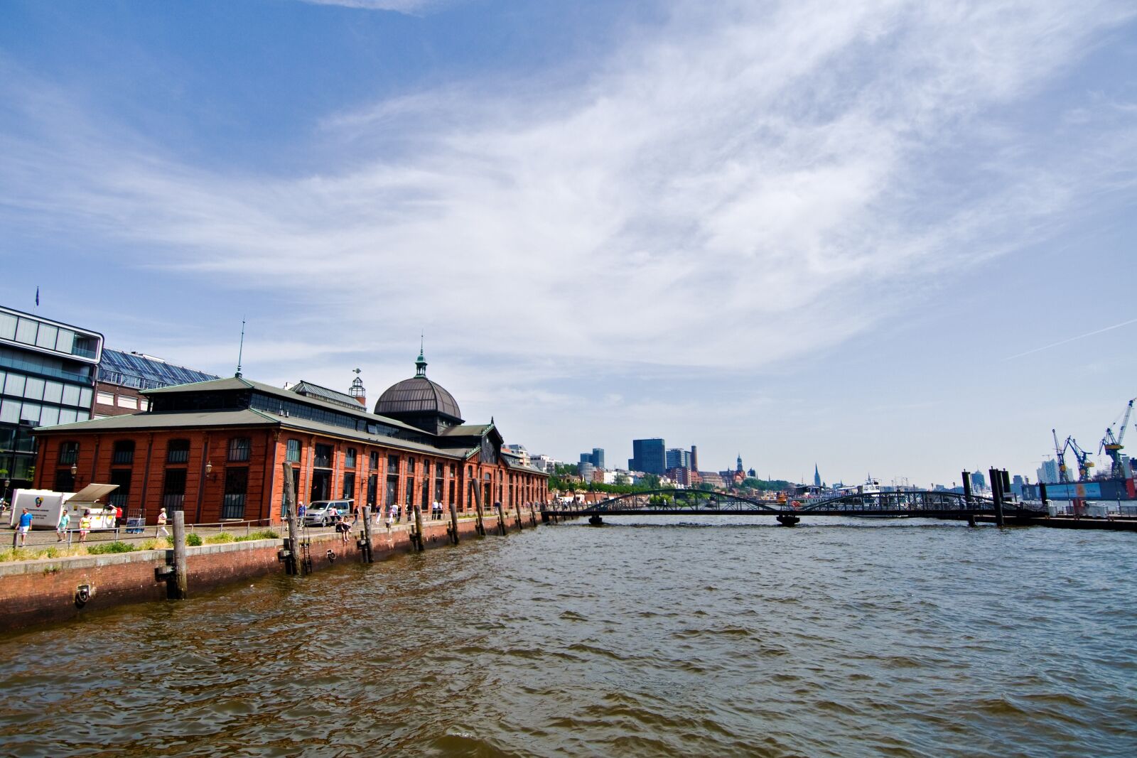 Nikon D90 sample photo. Port, hamburg, germany photography