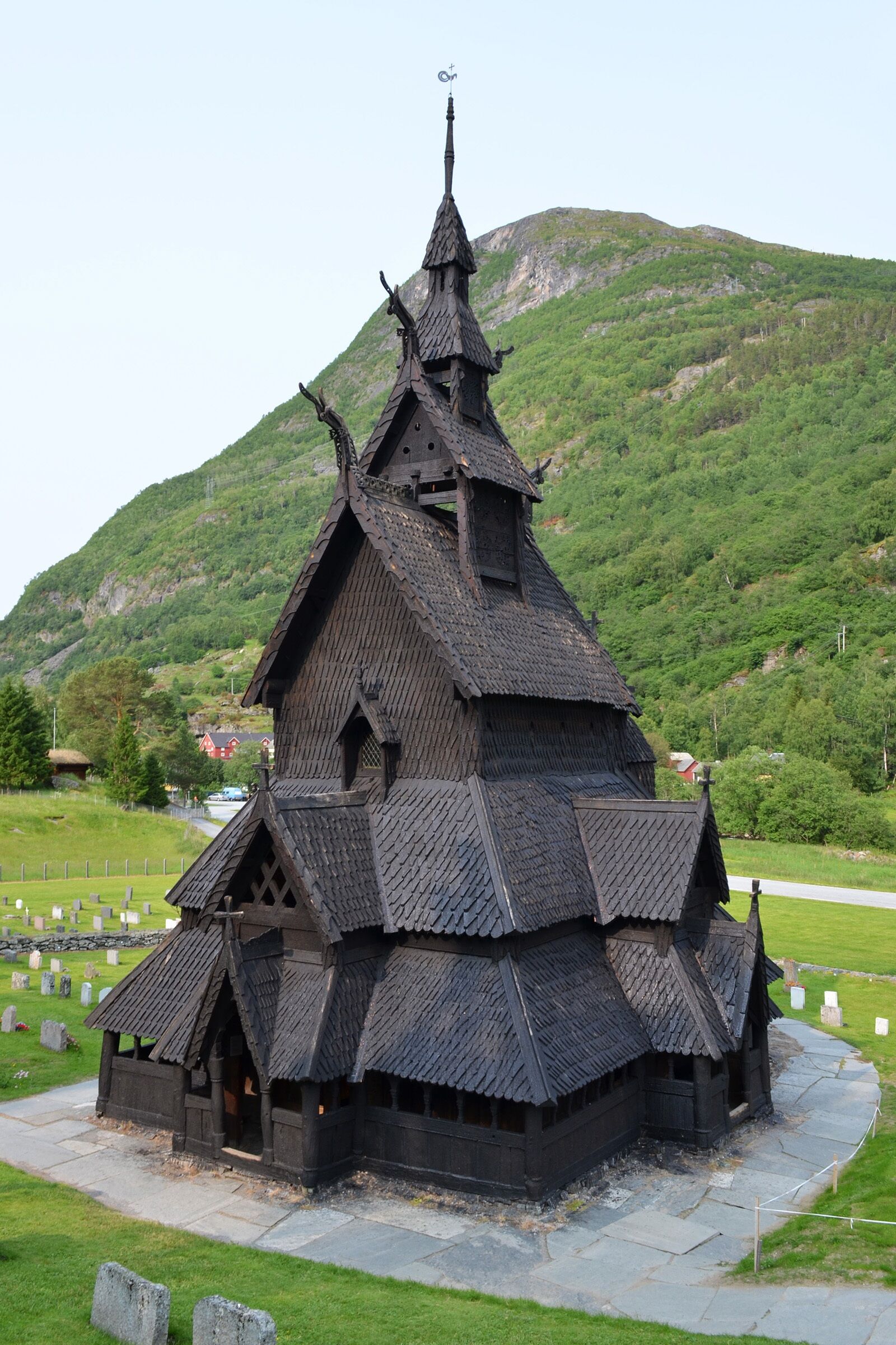 Nikon D5100 sample photo. Stave church, borgund, norway photography