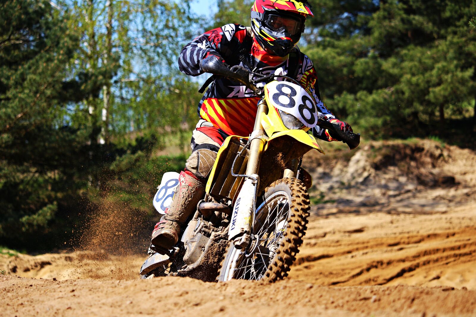 Canon EOS 100D (EOS Rebel SL1 / EOS Kiss X7) sample photo. Motocross, enduro, cross photography