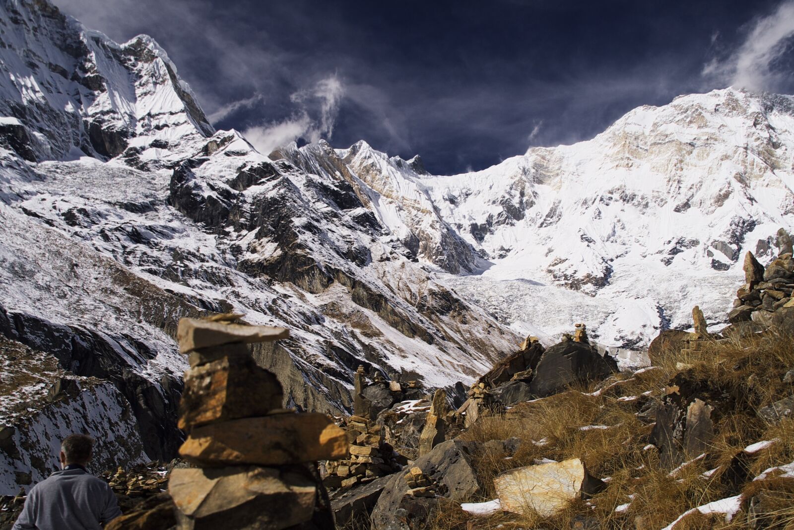 Pentax *ist DS sample photo. Annapurna sanctuary, himalaya, mountain photography