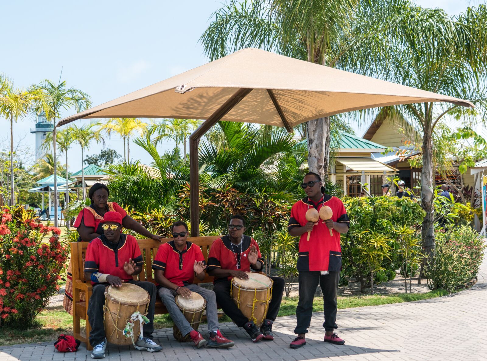 Sony a7R II + Sony FE 24-240mm F3.5-6.3 OSS sample photo. Performers, singing, drums photography