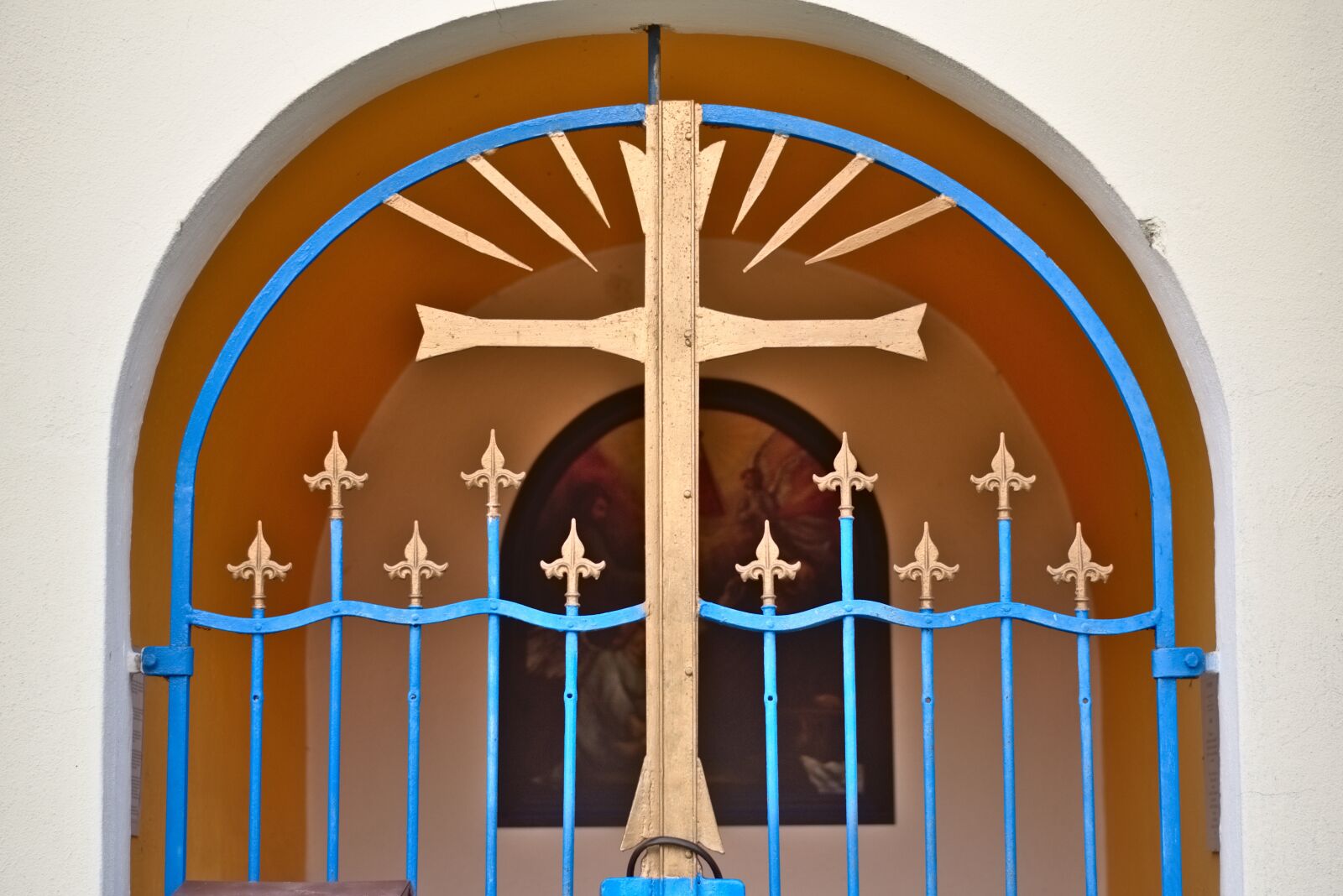 Nikon D5600 sample photo. Cross, religion, chapel photography
