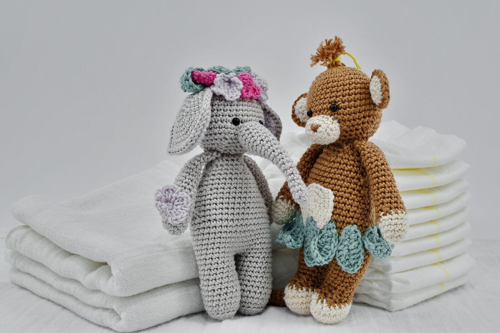 Nikon D5500 sample photo. Cotton, diaper, handmade, knitting photography