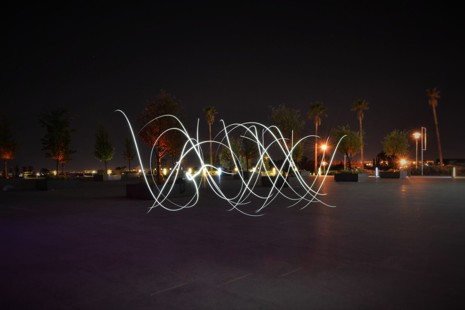 Nikon D3100 sample photo. Light, movement, night photography