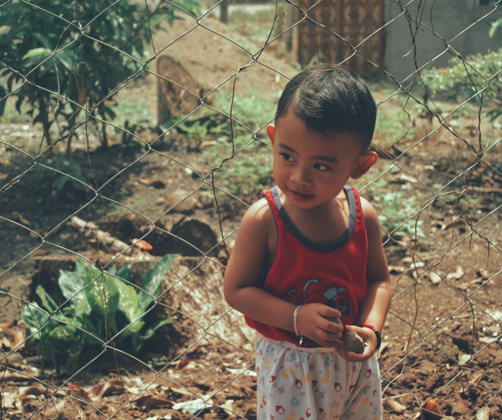 Nikon D3100 sample photo. Portrait, kid, vintage photography