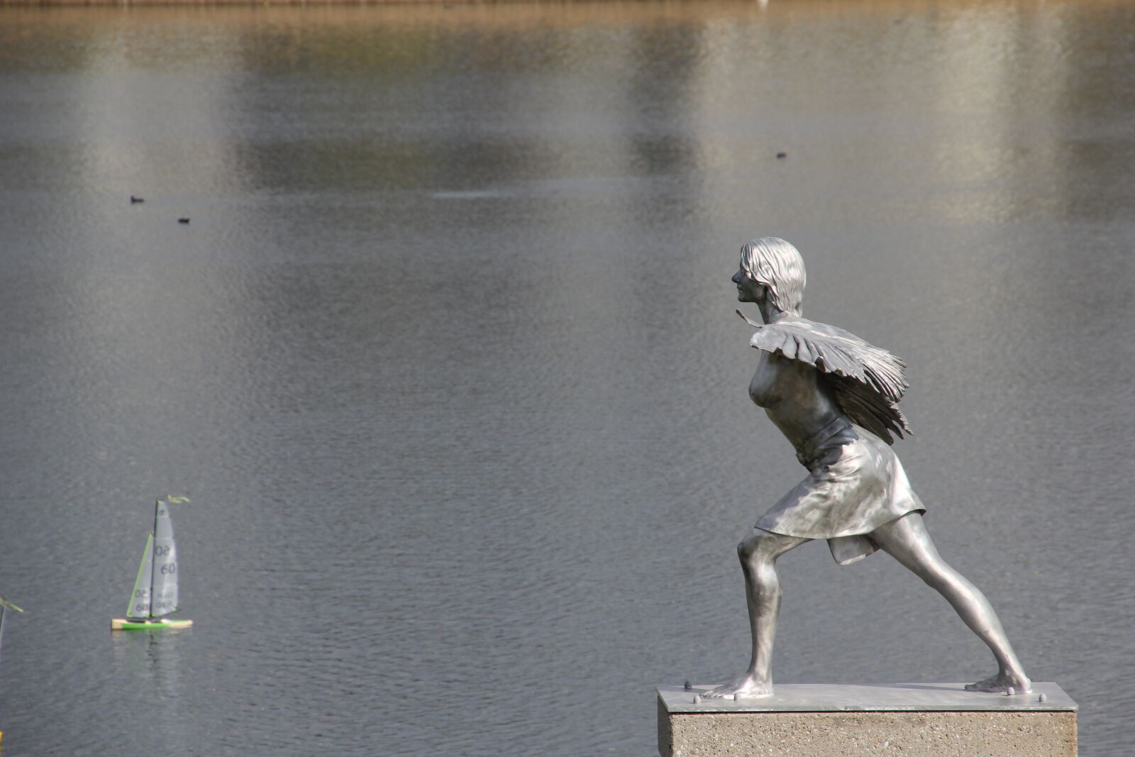 Canon EOS 60D sample photo. Sculpture, art, phoenix lake photography