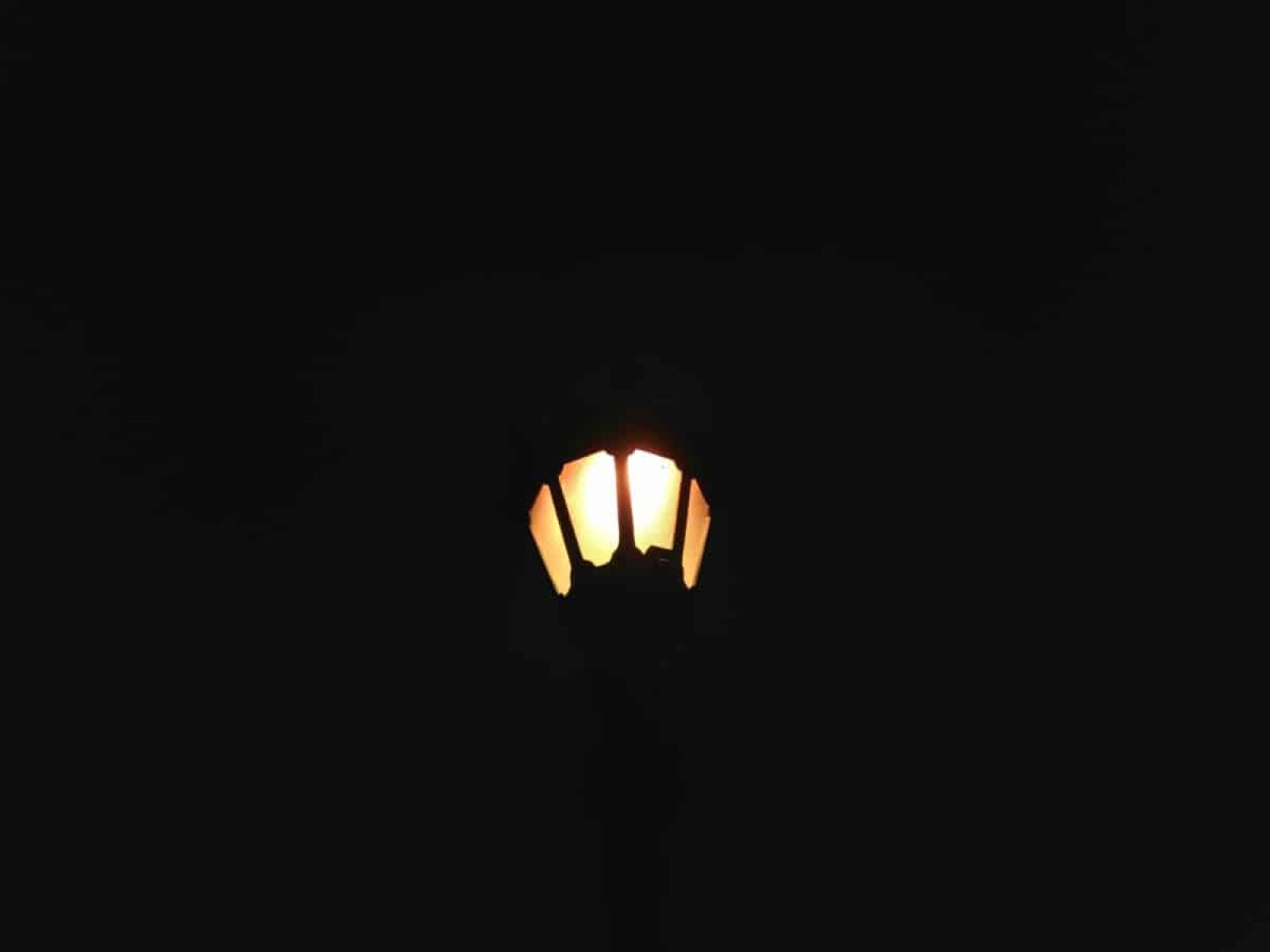 Lenovo S60-A sample photo. Street lamp, silhouette, night photography