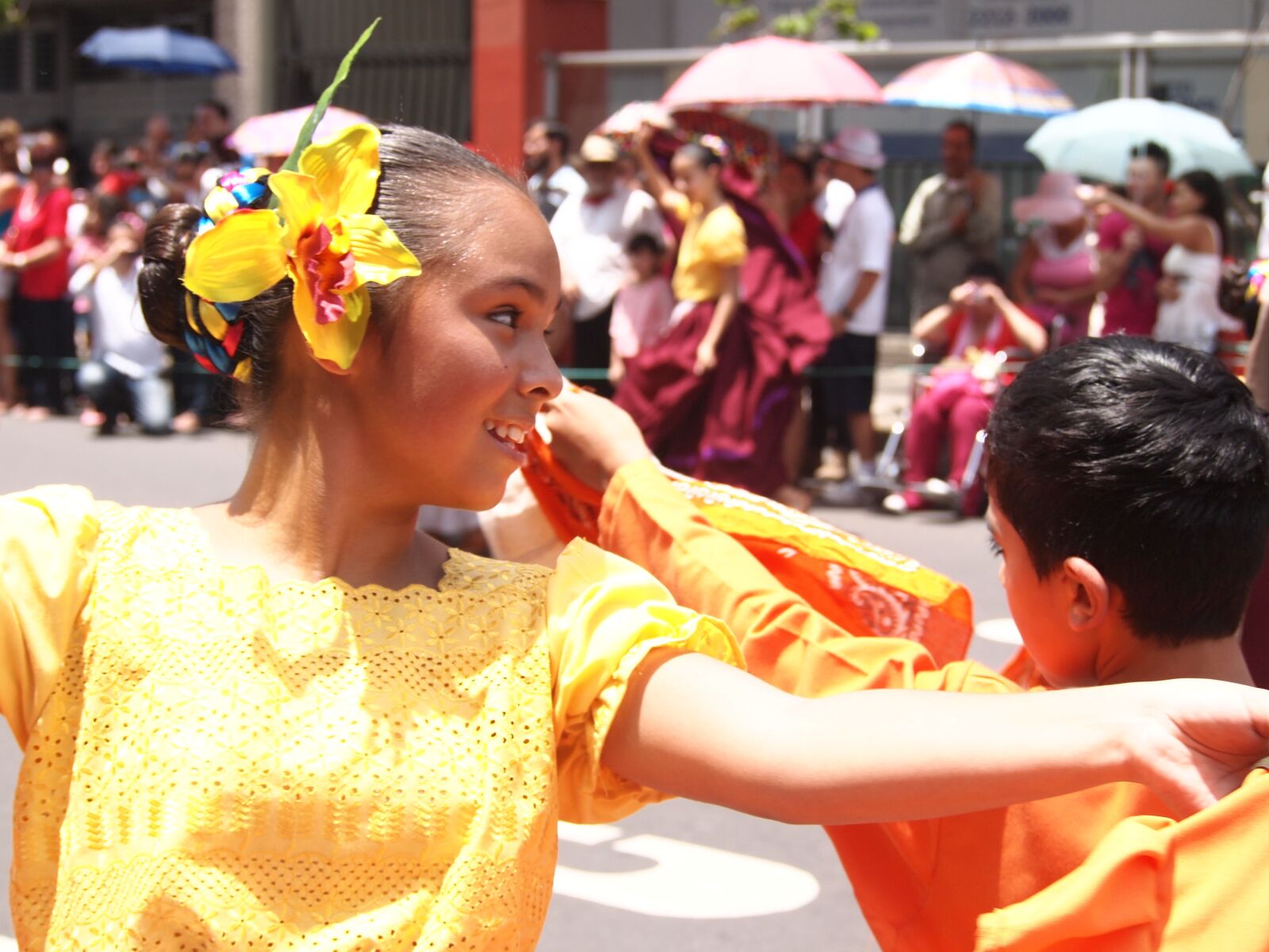 Olympus PEN E-PL1 sample photo. Dance, national holidays, children photography