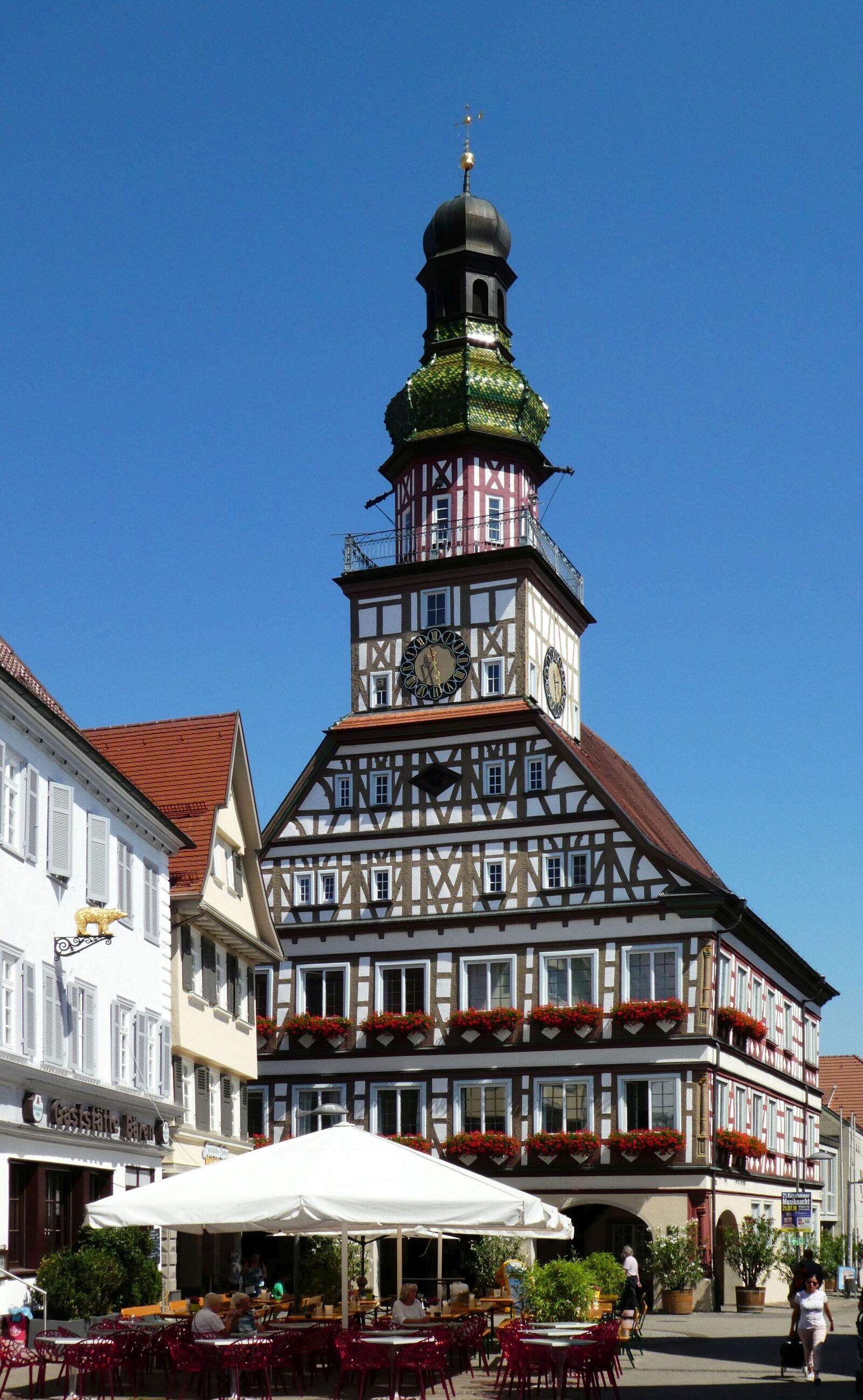 Panasonic DMC-TZ81 sample photo. Kirchheim, teck, town hall photography