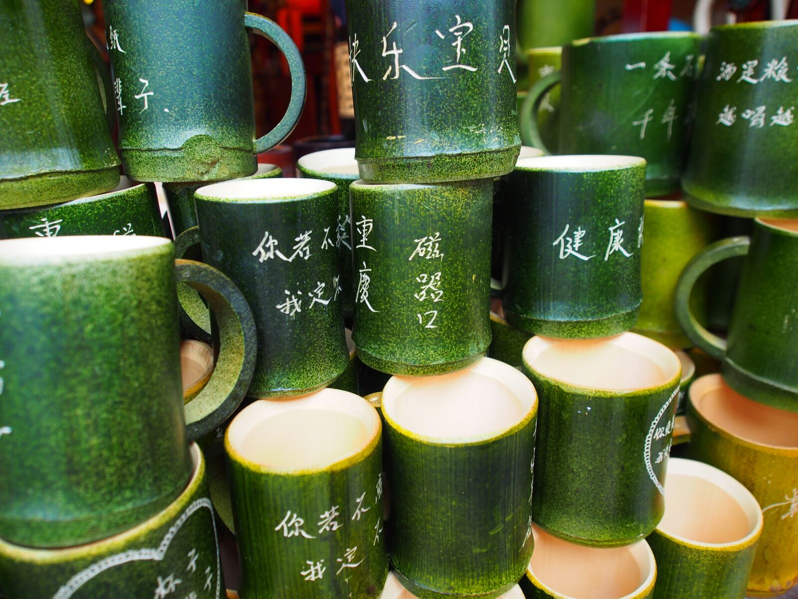 Olympus OM-D E-M5 sample photo. Chongqing, ciqikou, bamboo products photography