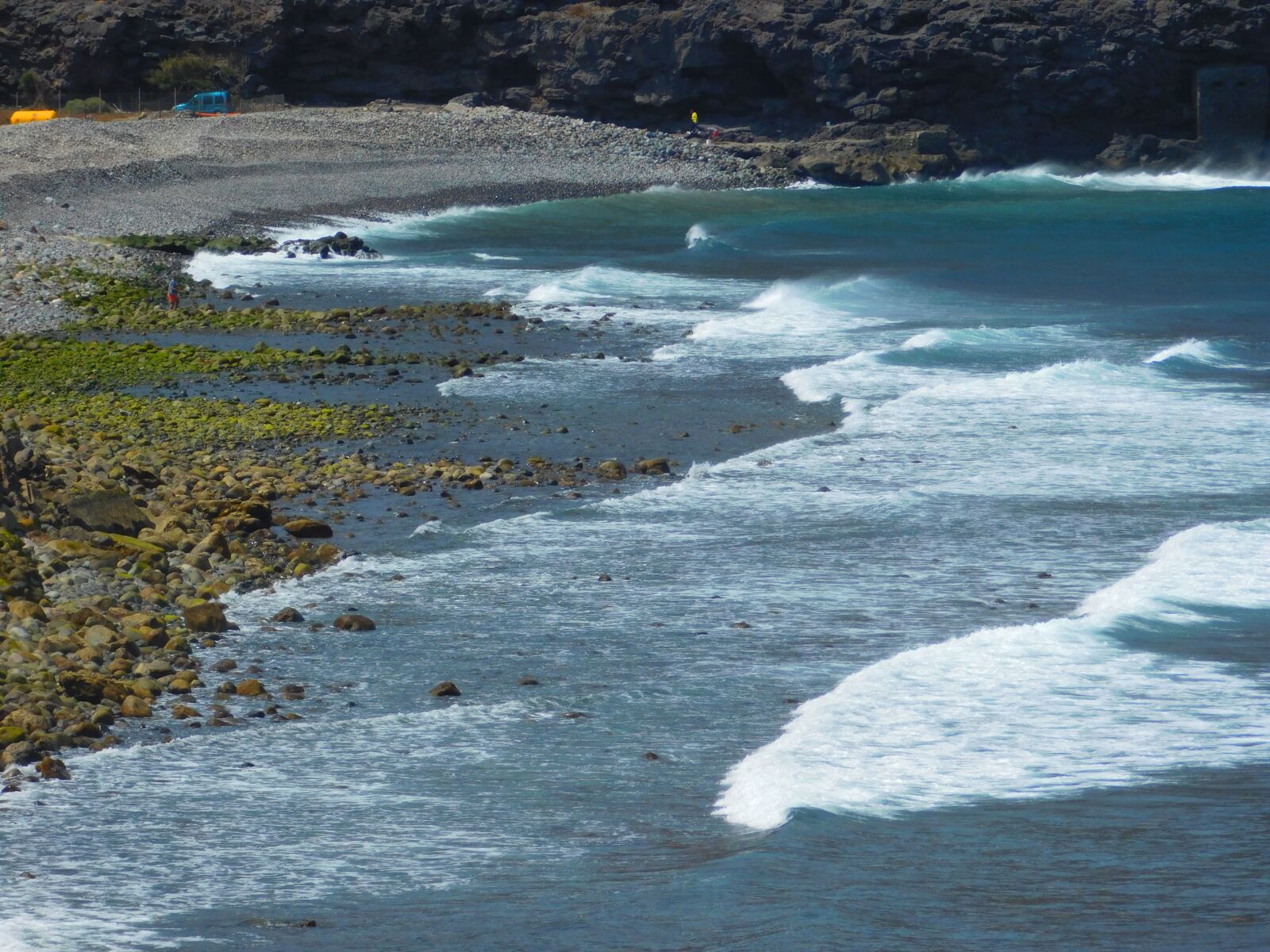 Nikon Coolpix L840 sample photo. Sea, blue, gran canaria photography