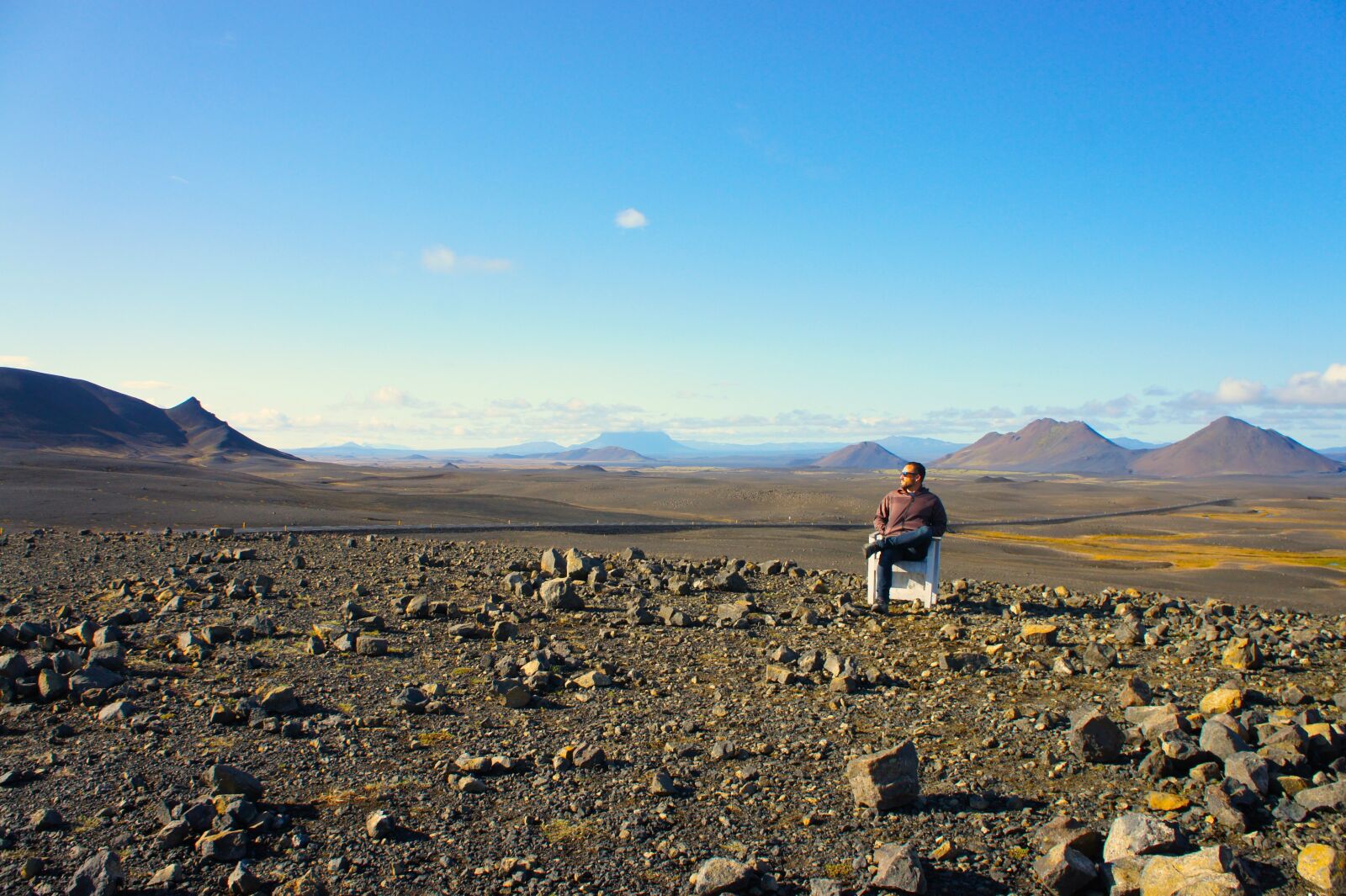 Sony Alpha NEX-3 + Sony E 18-55mm F3.5-5.6 OSS sample photo. Iceland, volcanoes, volcano panorama photography