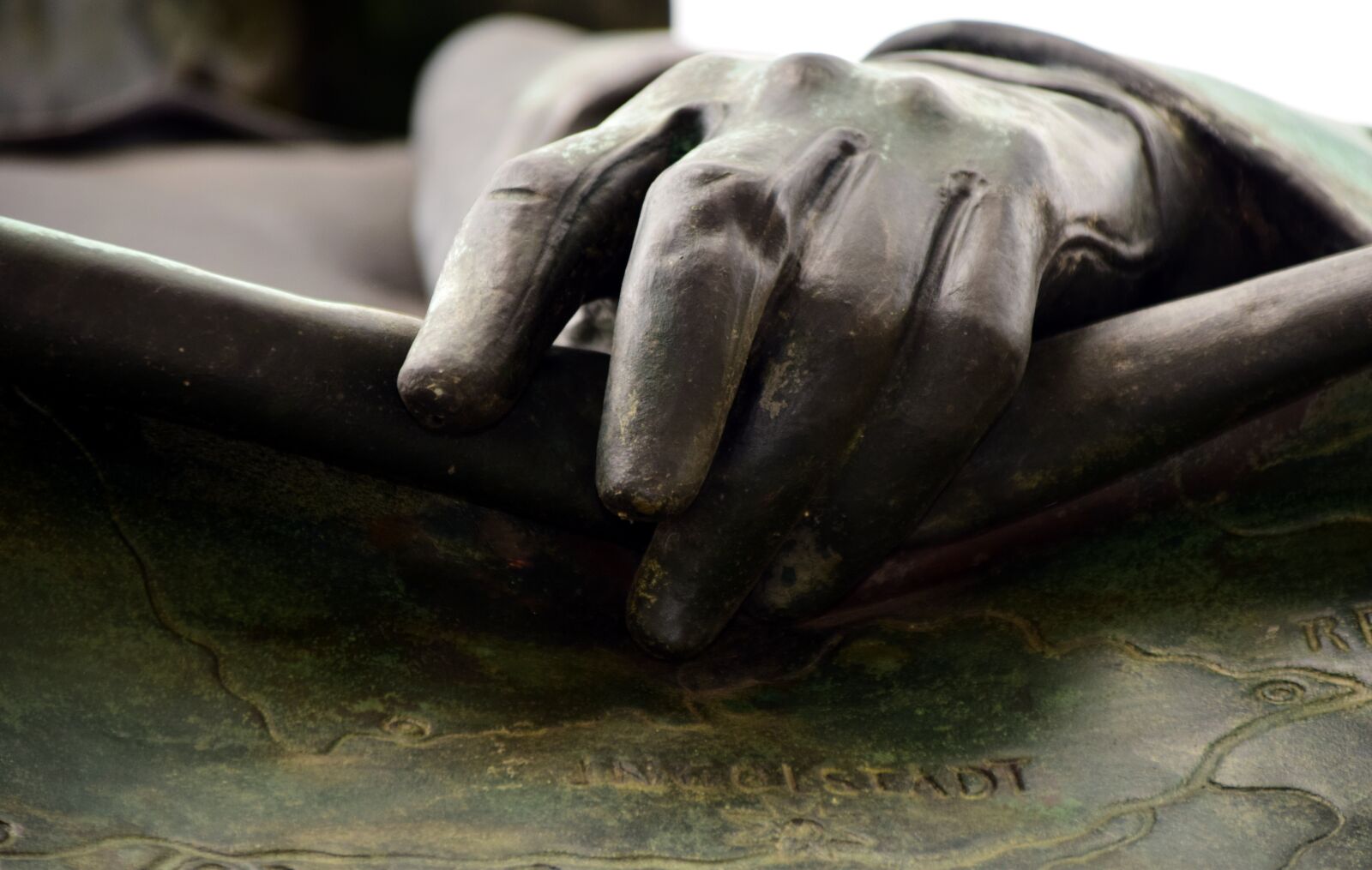 Nikon D3300 sample photo. Hand, bronze, art photography