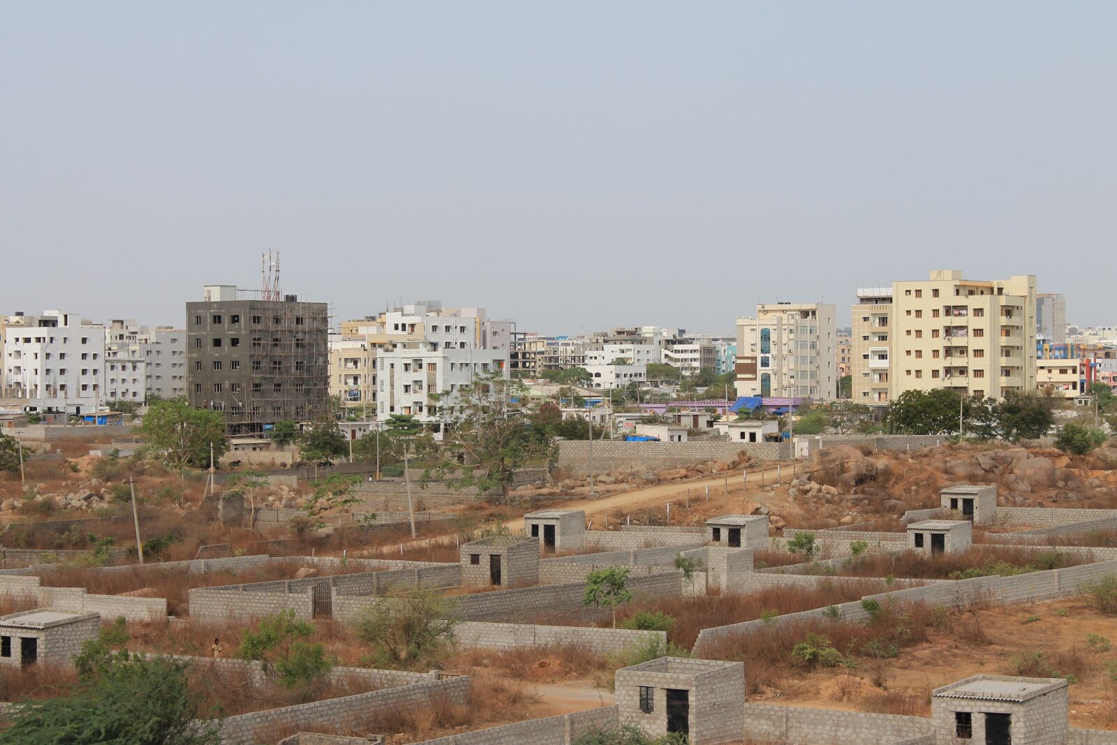 Canon EOS 1100D (EOS Rebel T3 / EOS Kiss X50) sample photo. Hyderabad, real estate, buildings photography